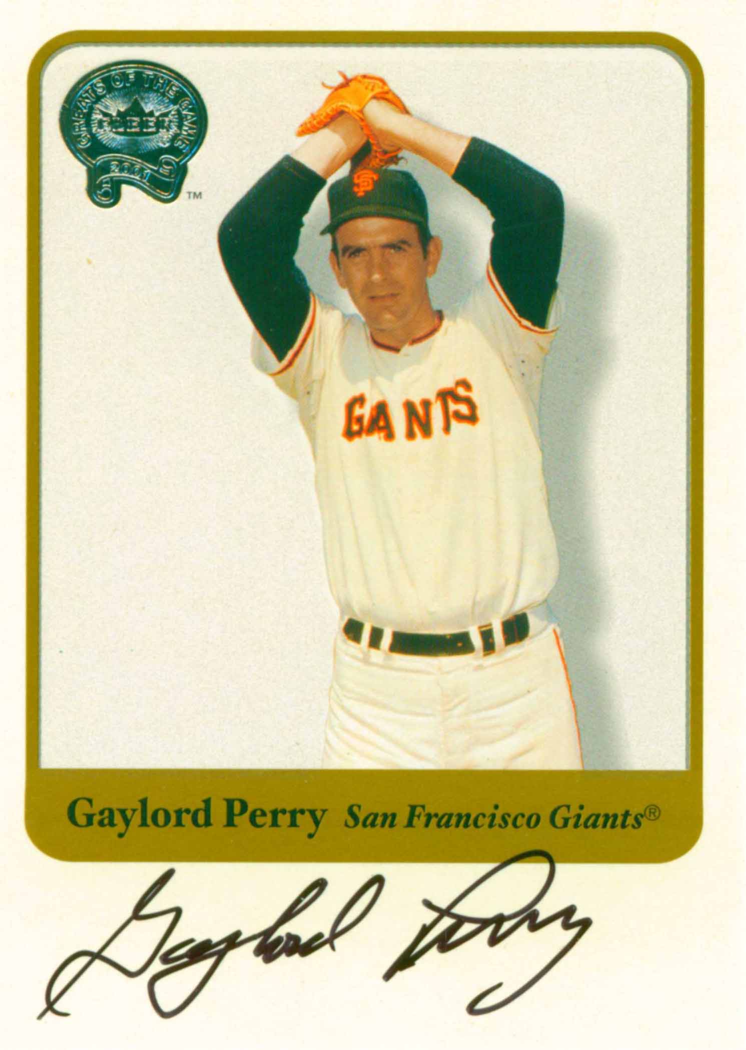 2001 Greats of the Game Autographs