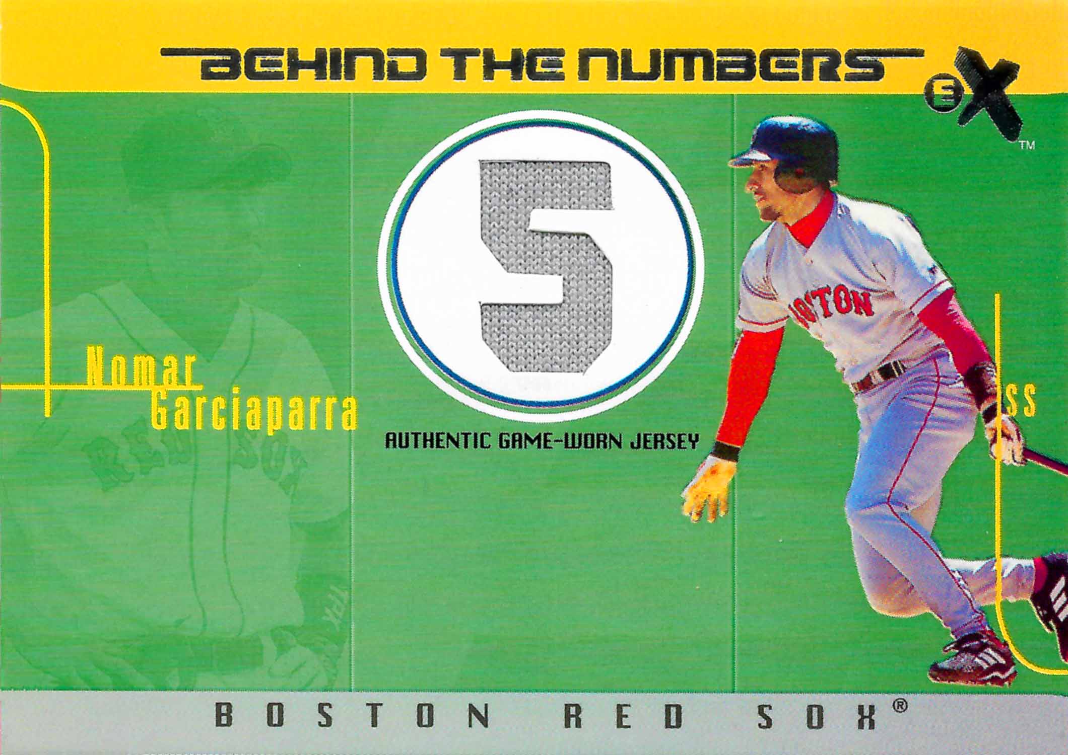 2003 E-X Behind the Numbers Game Jersey 199