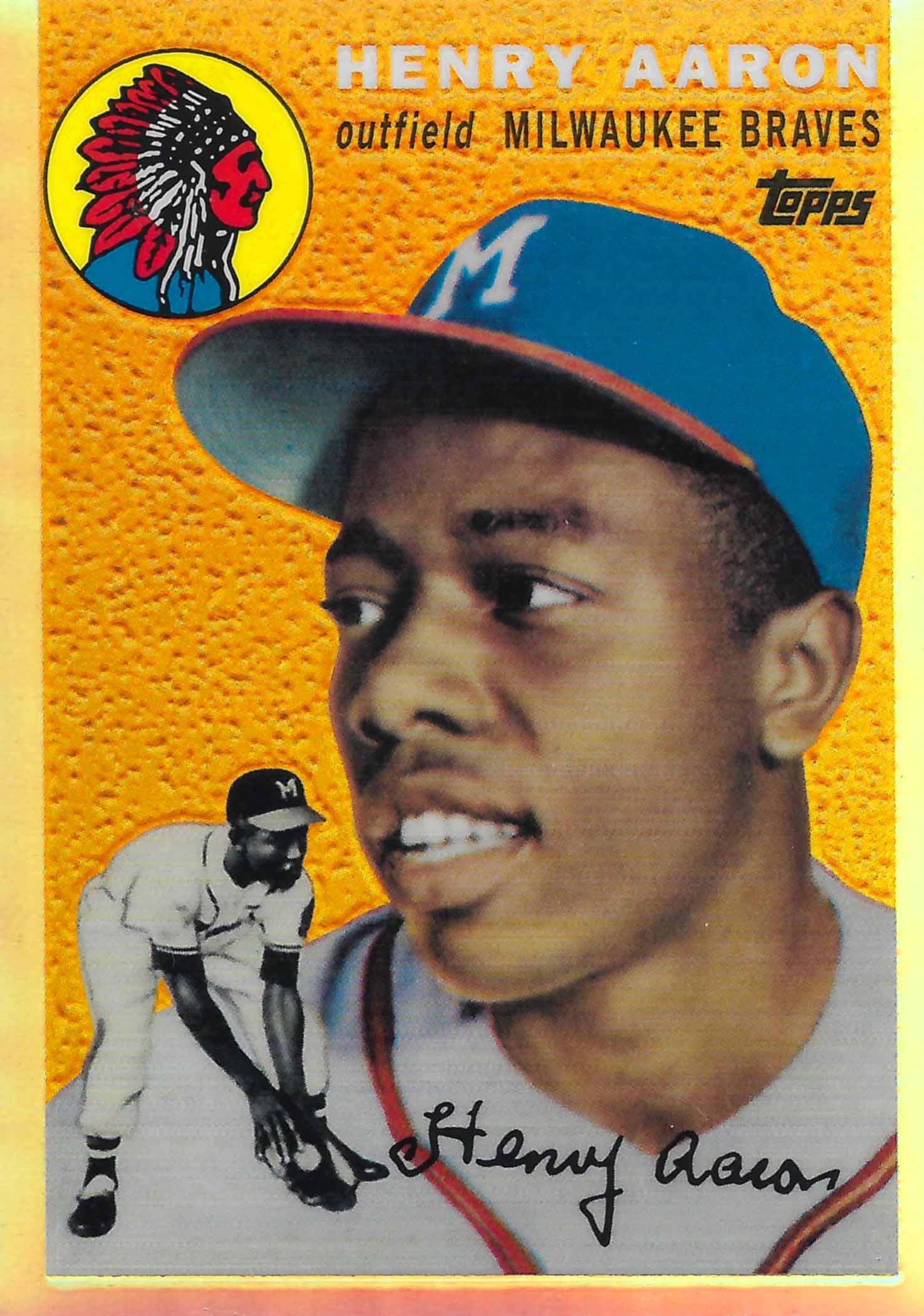 2013 Topps Factory Set Aaron Chrome Refractors