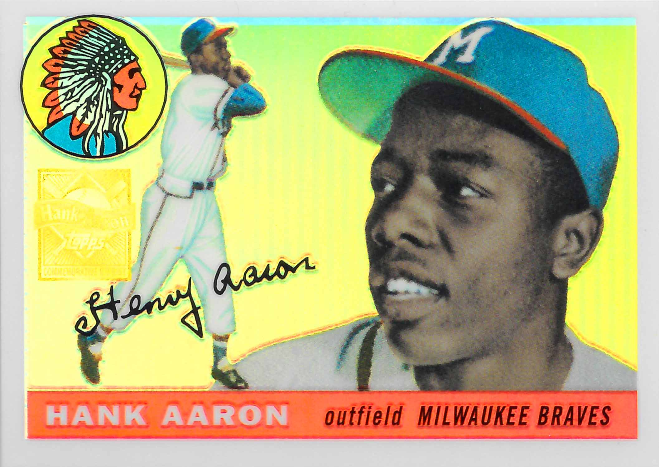 2000 Topps Aaron Chrome Refractors