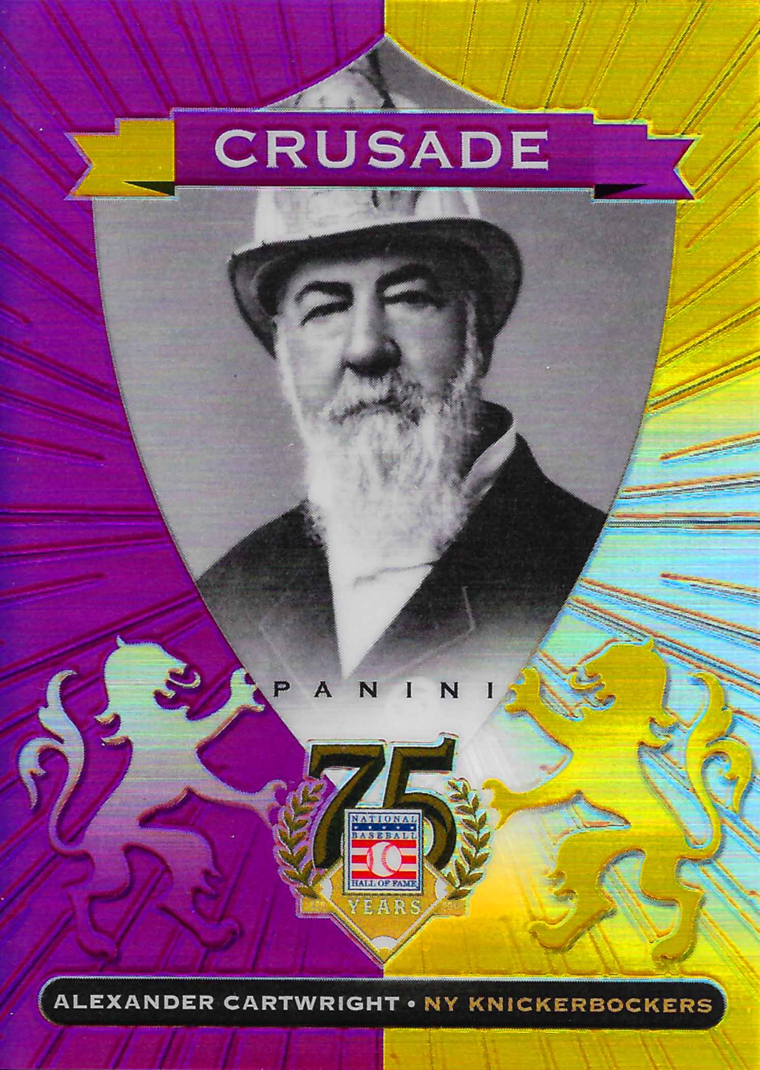 2014 Panini Hall of Fame Crusades Purple