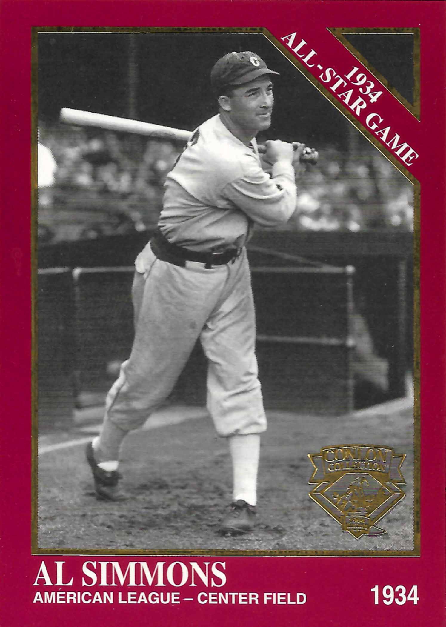 1994 Conlon The Sporting News Burgundy