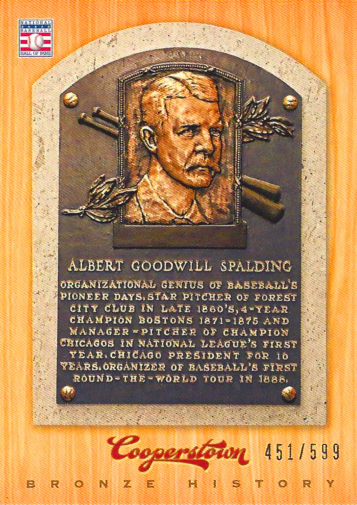 2012 Panini Cooperstown Bronze History