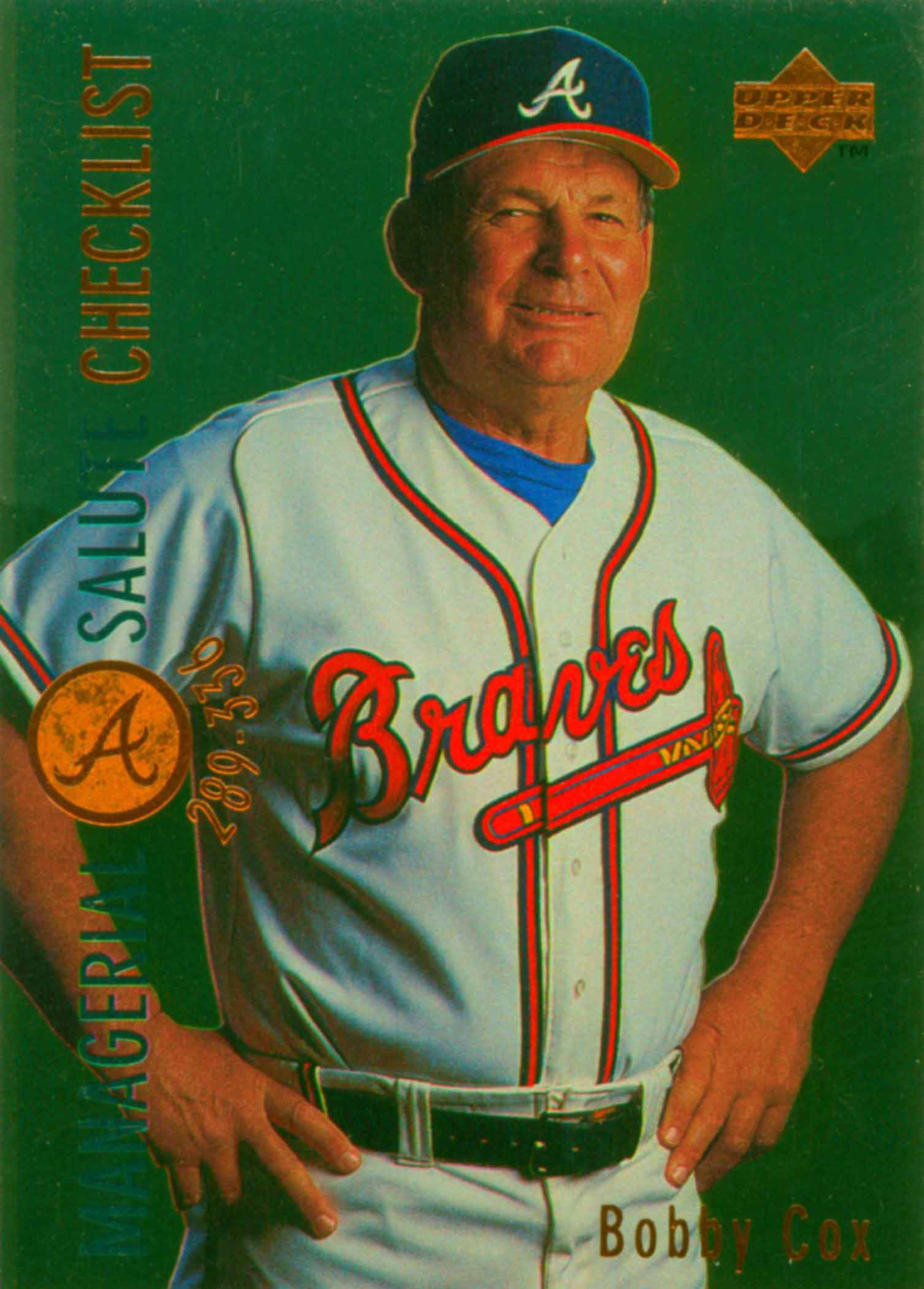 1996 Upper Deck Managerial Salute/Checklist