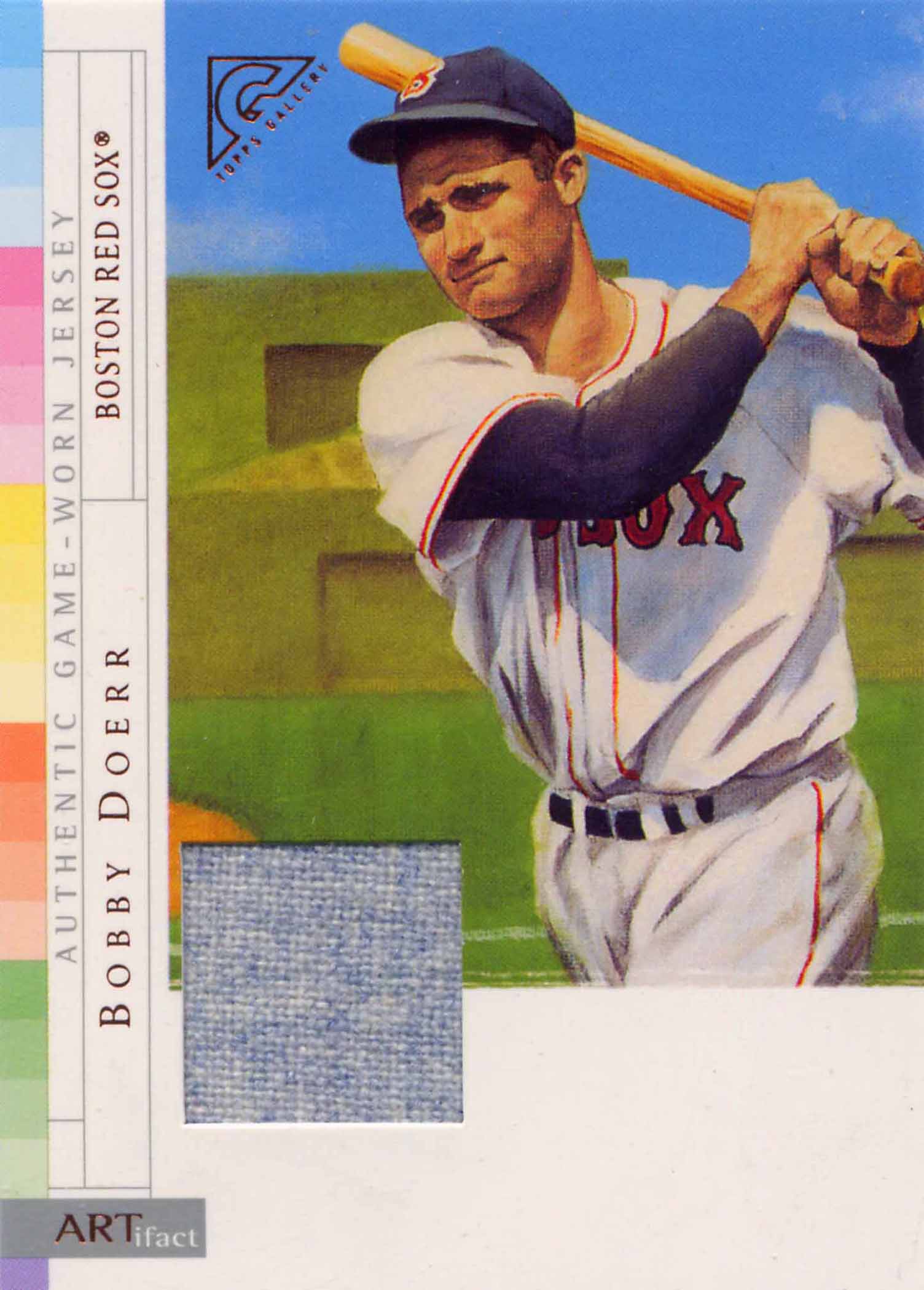 2003 Topps Gallery Hall of Fame ARTifact Relics Jersey
