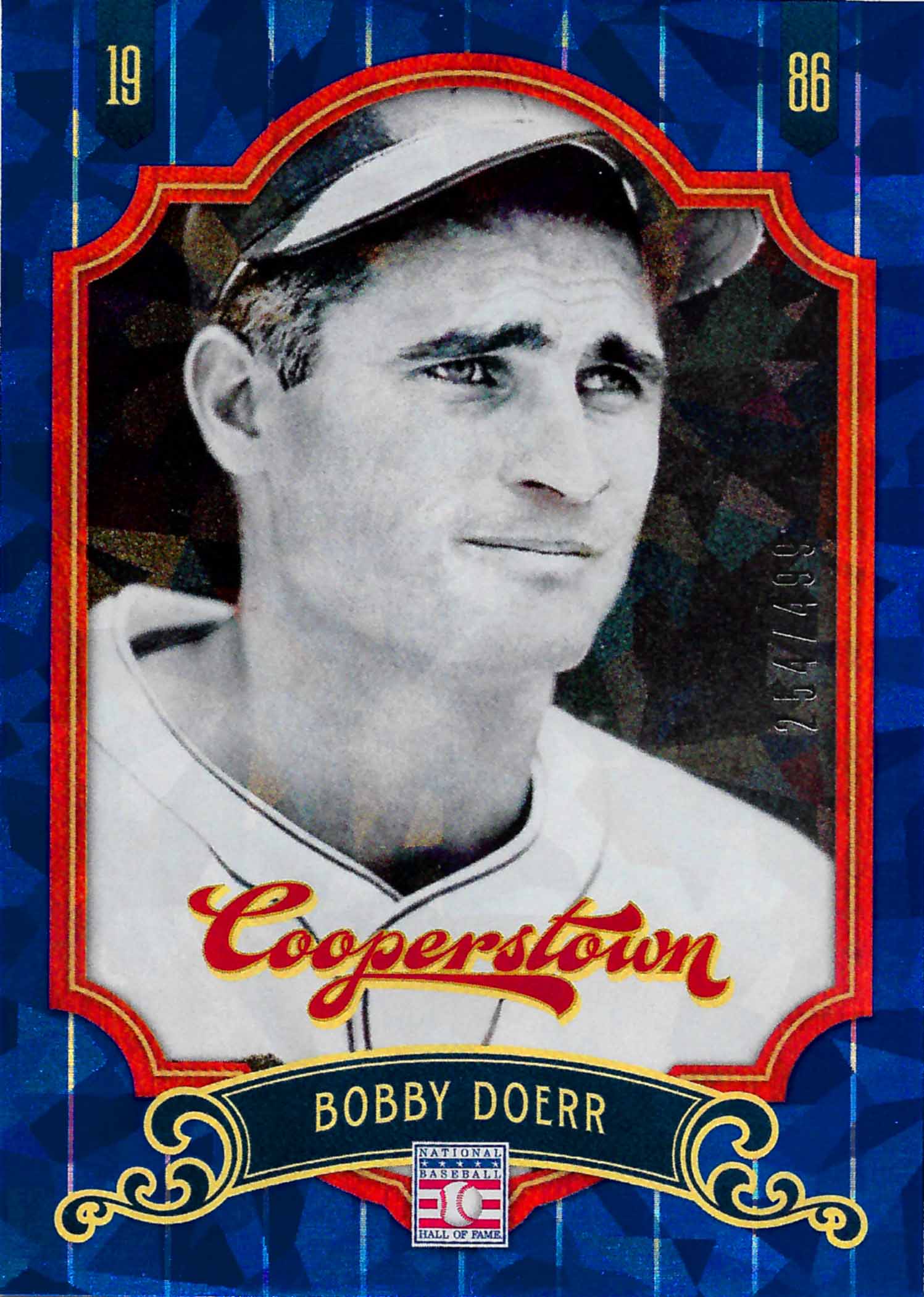 2012 Panini Cooperstown Crystal Collection Blue
