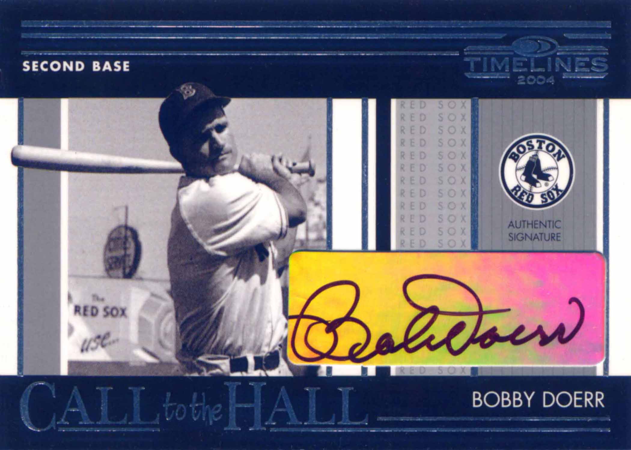 2004 Donruss Timelines Call to the Hall Autograph