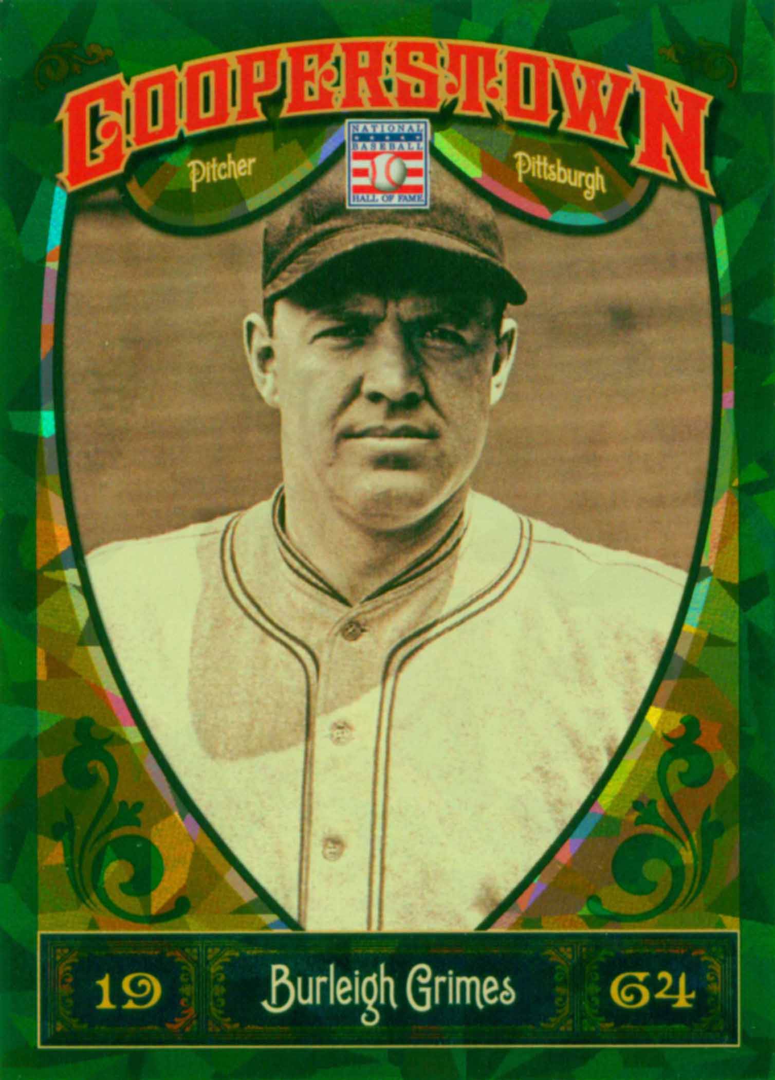 2013 Panini Cooperstown Green Crystal