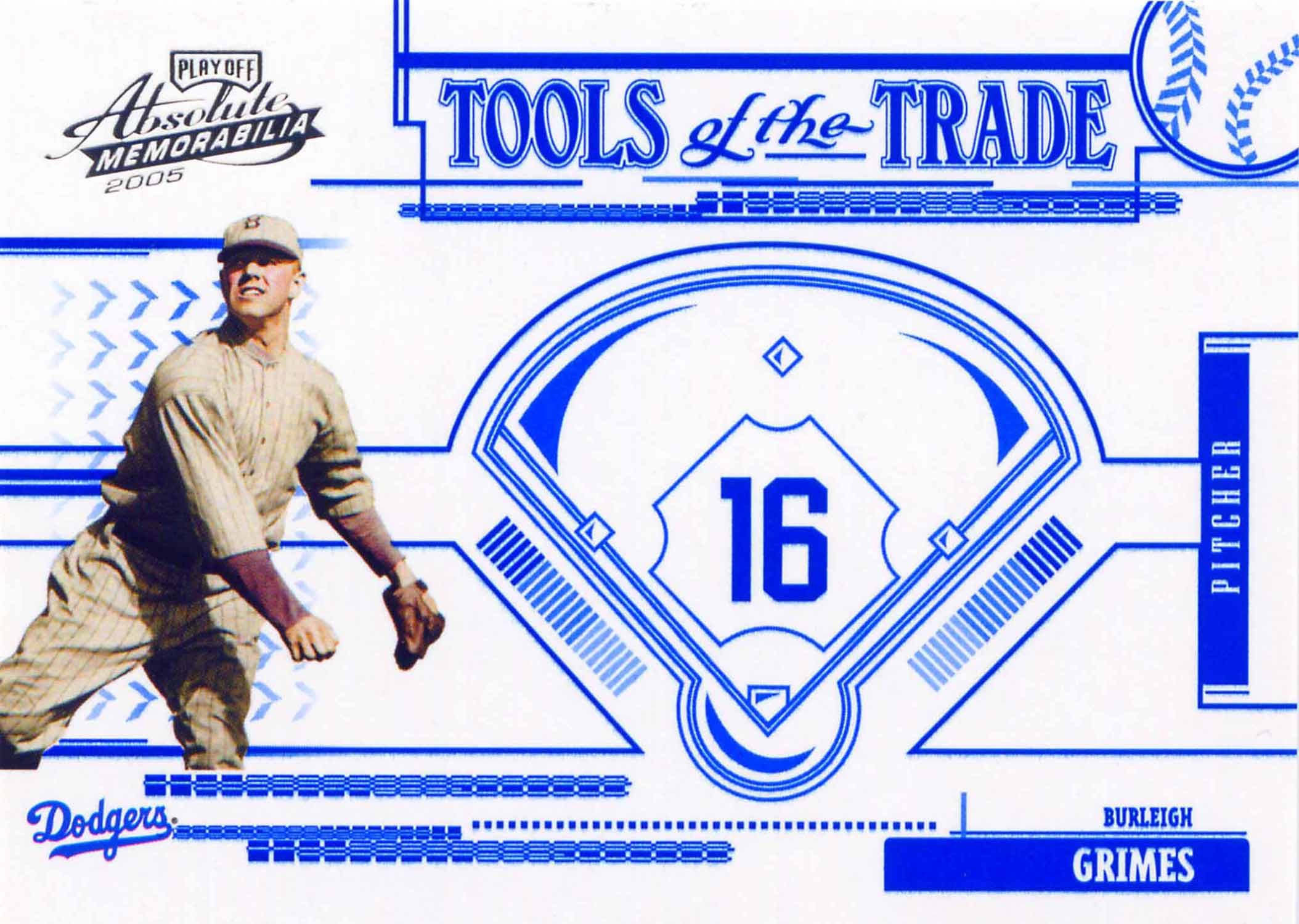 2005 Absolute Memorabilia Tools of the Trade Blue