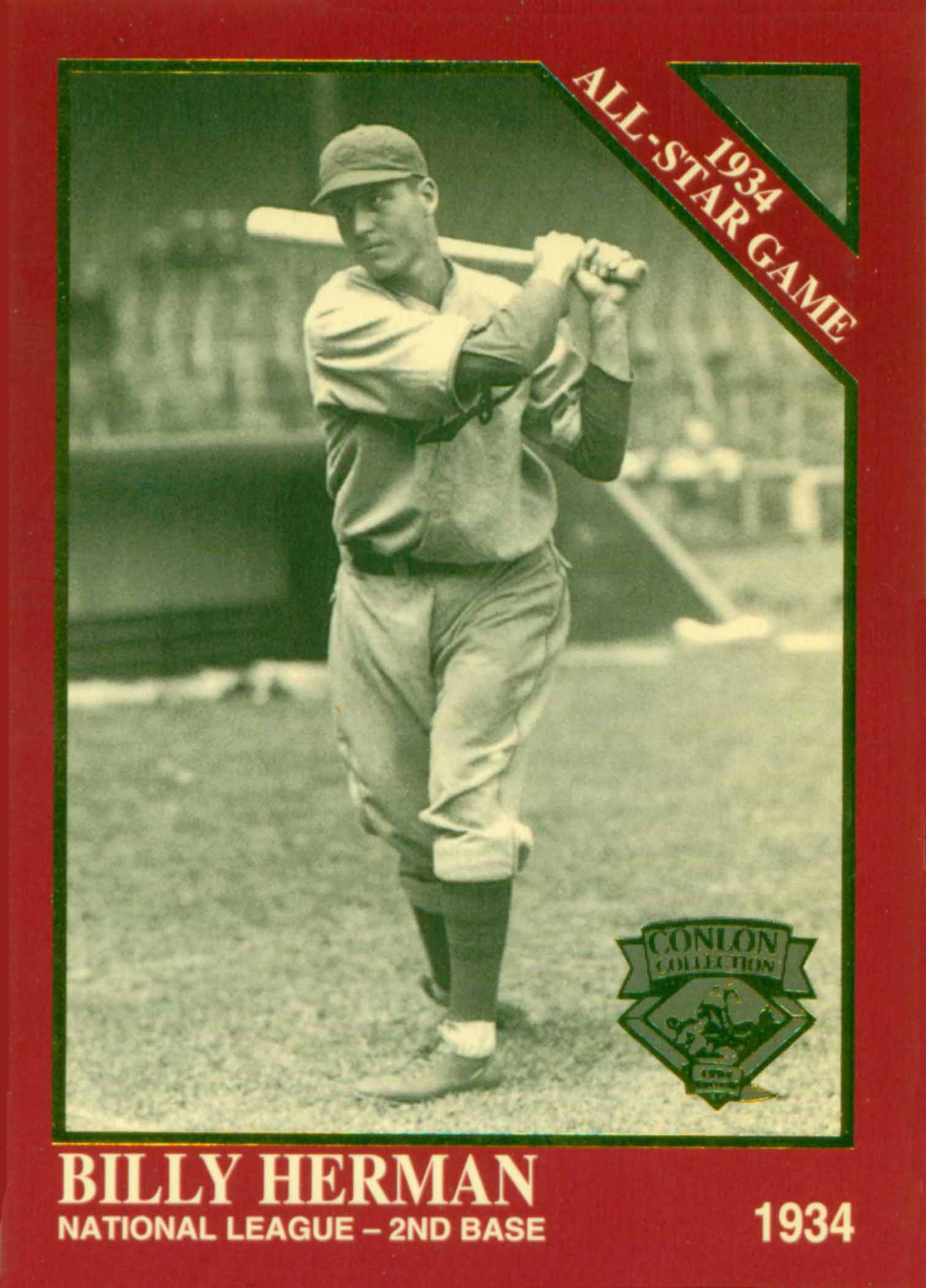 1994 Conlon The Sporting News Burgundy