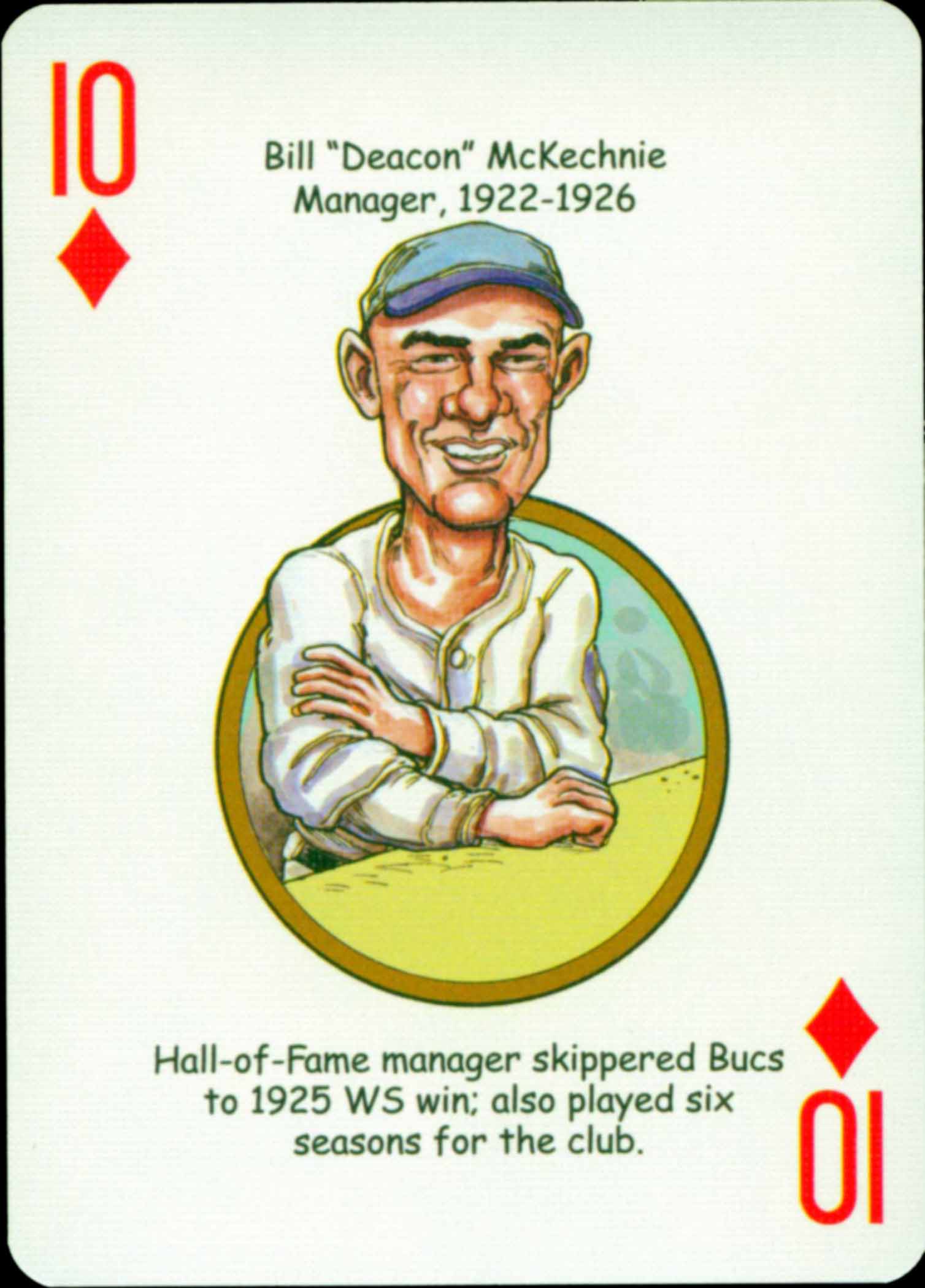 2006 Hero Decks Playing Cards Pittsburgh Baseball Heroes