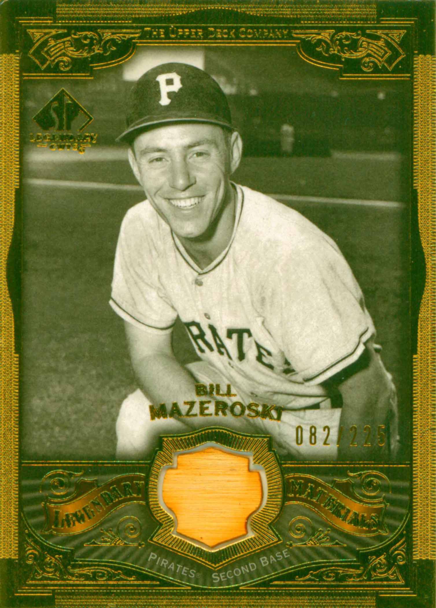 2006 SP Legendary Cuts Legendary Materials Gold Bat