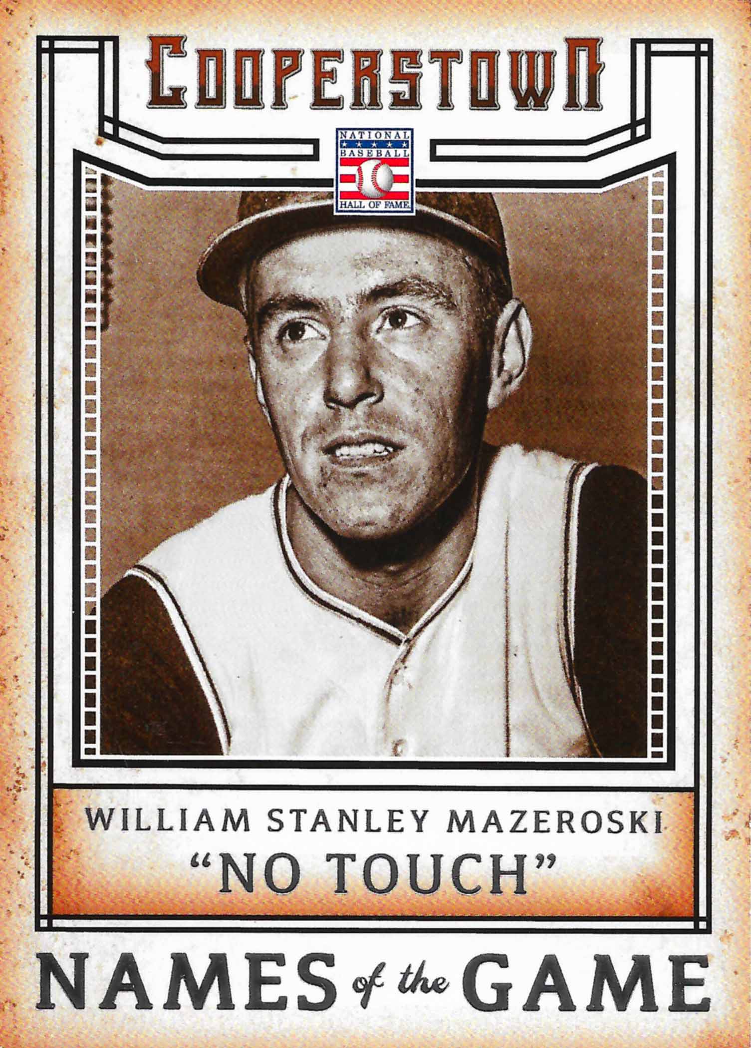 2015 Panini Cooperstown Names of the Game