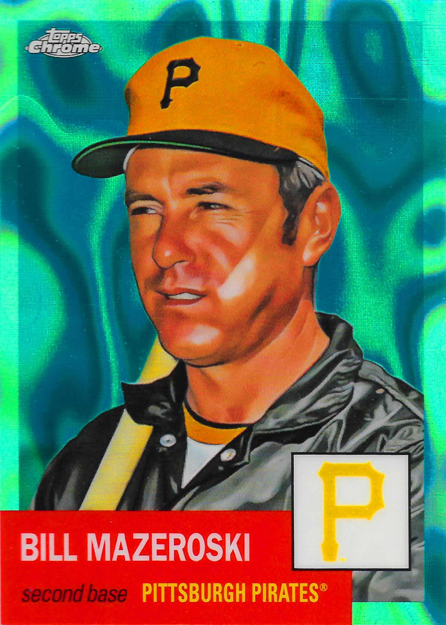 2022 Topps Chrome Platinum Anniversary Aqua Lava Refractors