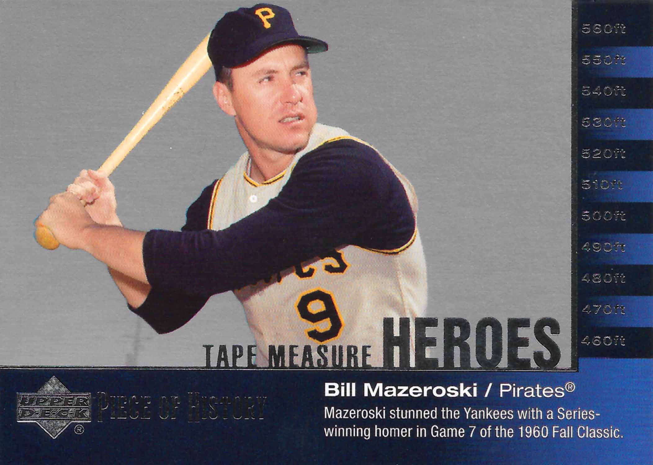 2002 UD Piece of History Tape Measure Heroes