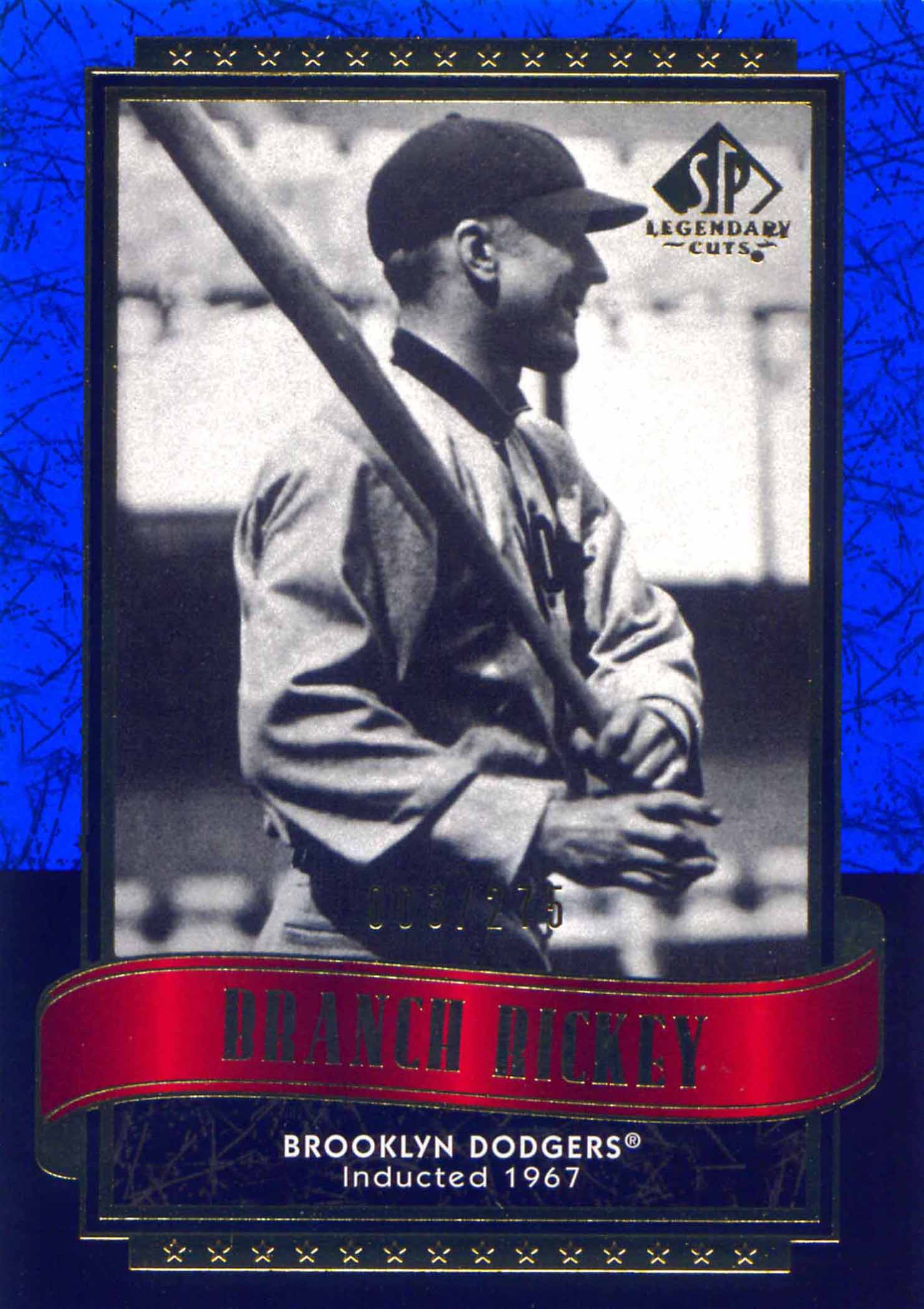 2003 SP Legendary Cuts Blue