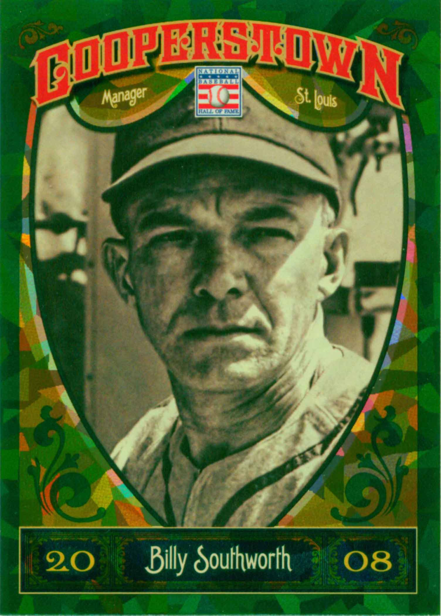 2013 Panini Cooperstown Green Crystal