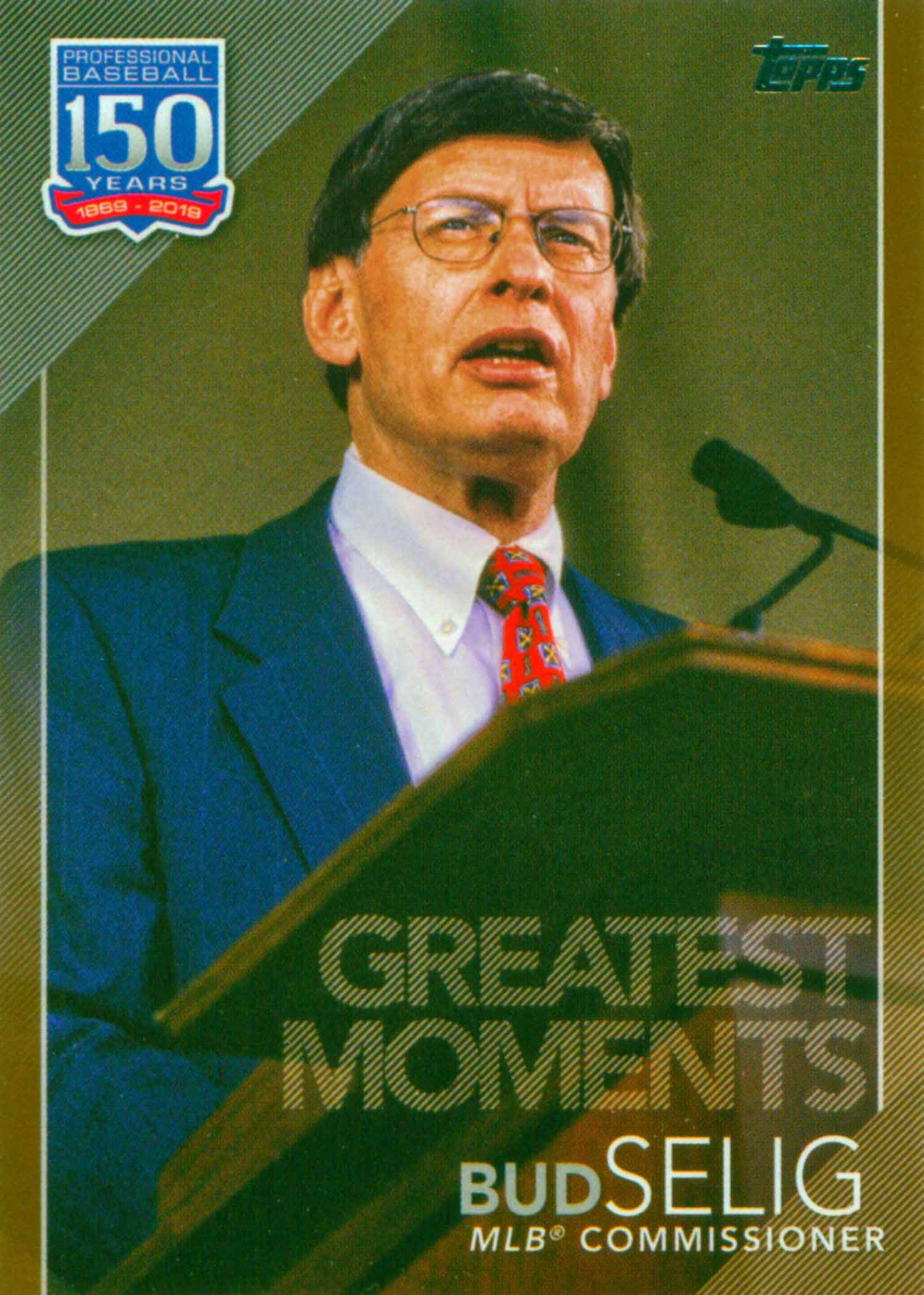 2019 Topps Update 150 Years of Baseball Gold