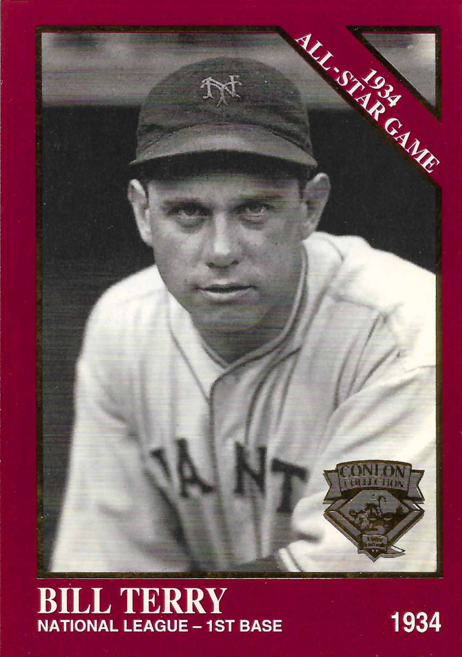 1994 Conlon The Sporting News Burgundy