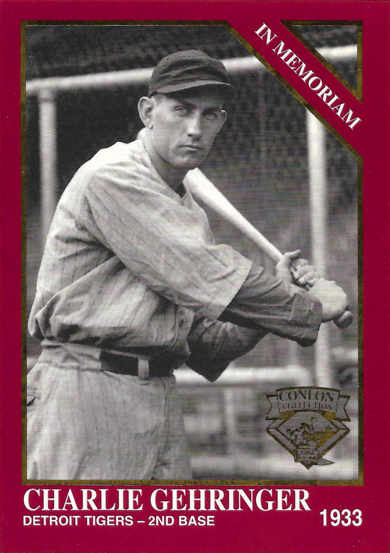 1994 Conlon The Sporting News Burgundy