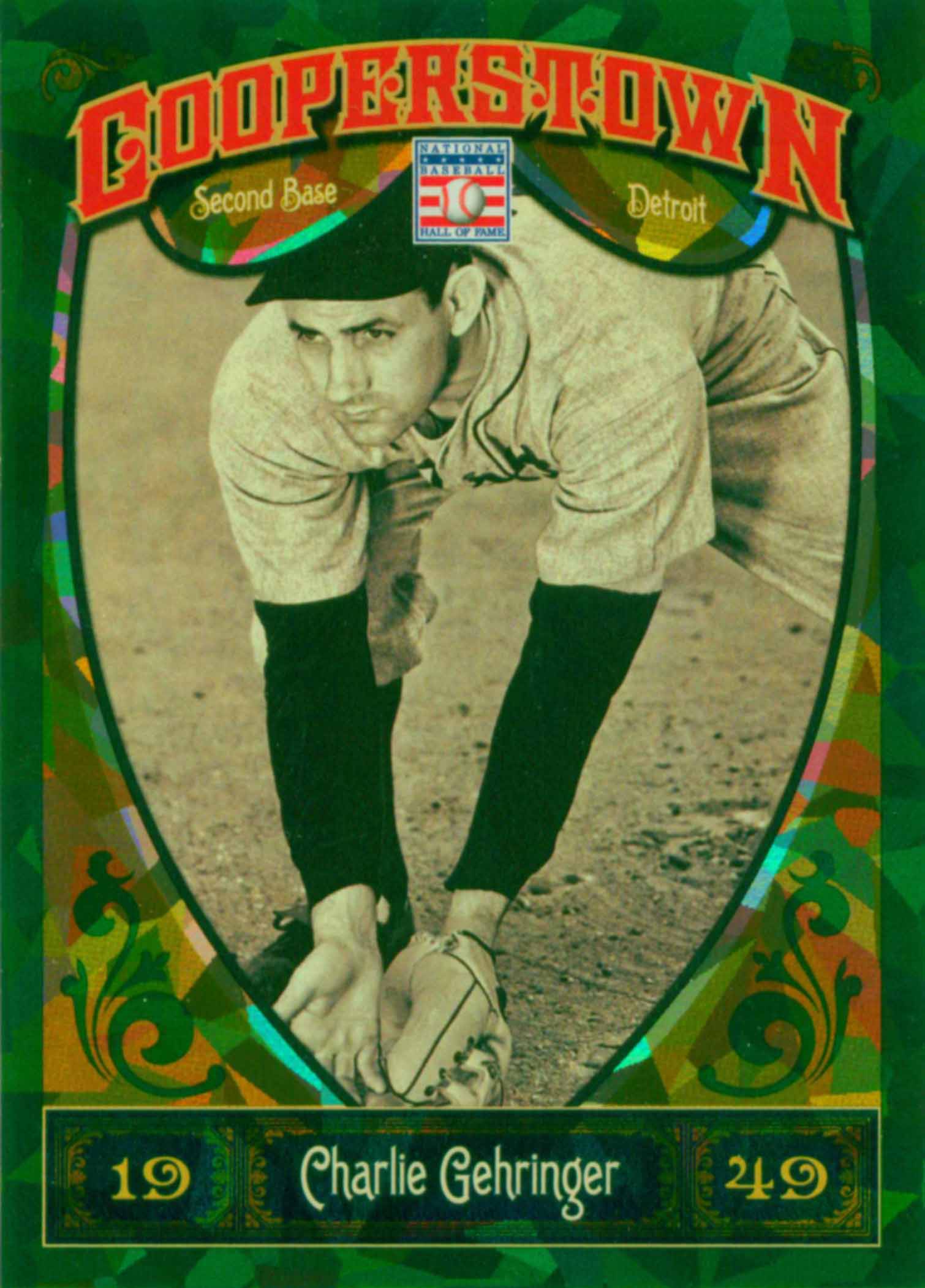 2013 Panini Cooperstown Green Crystal