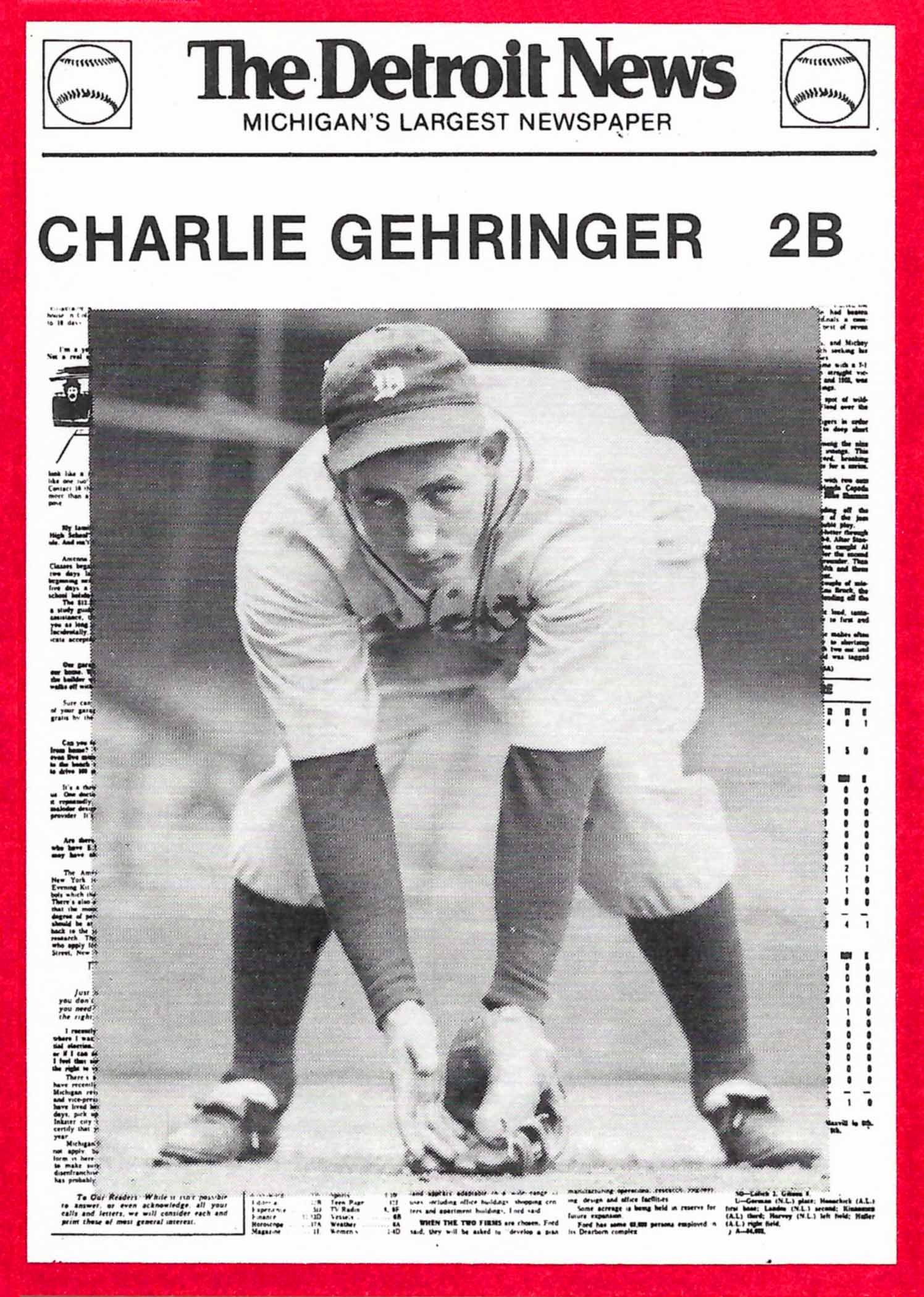 1981 Tigers Detroit News