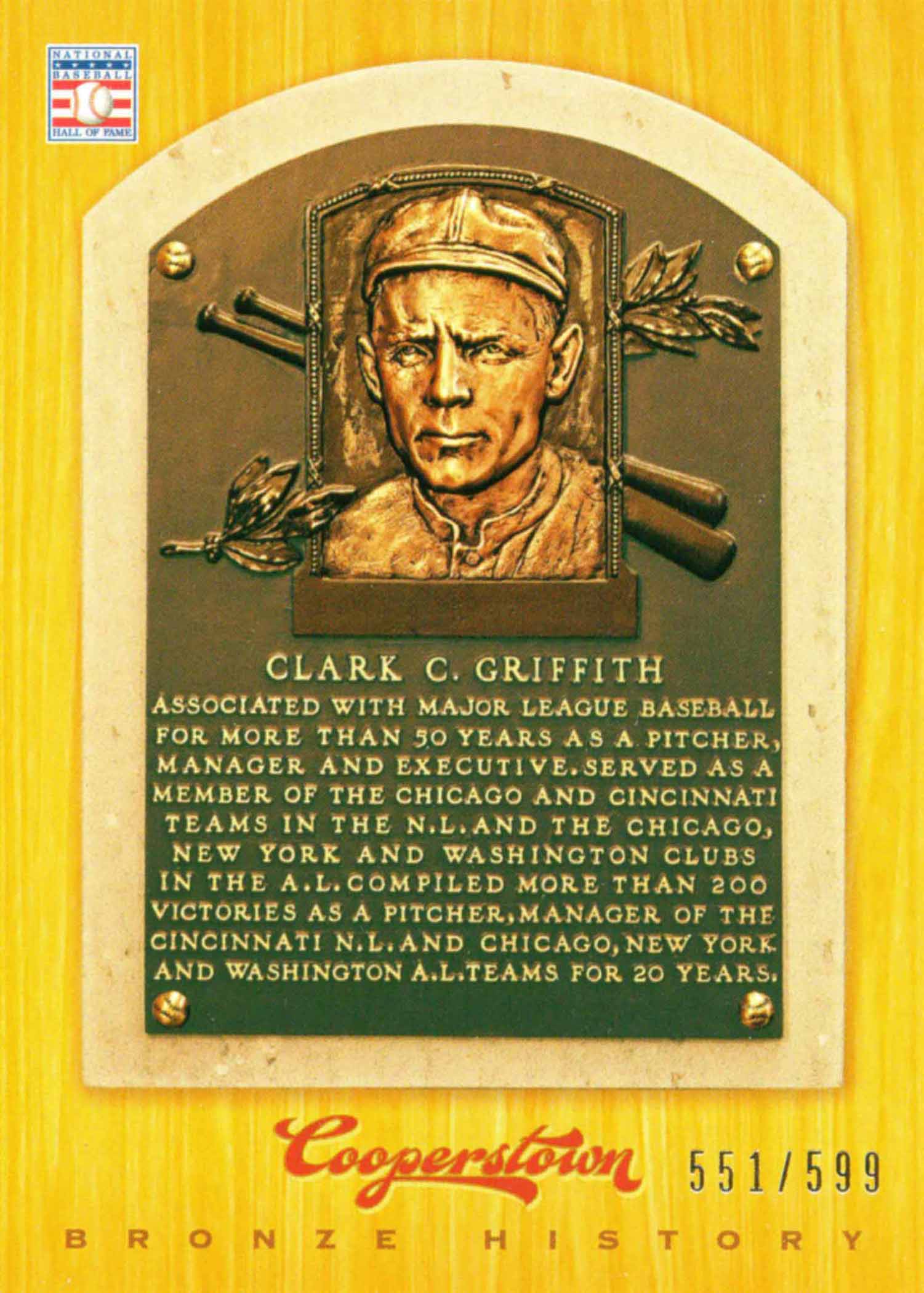 2012 Panini Cooperstown Bronze History