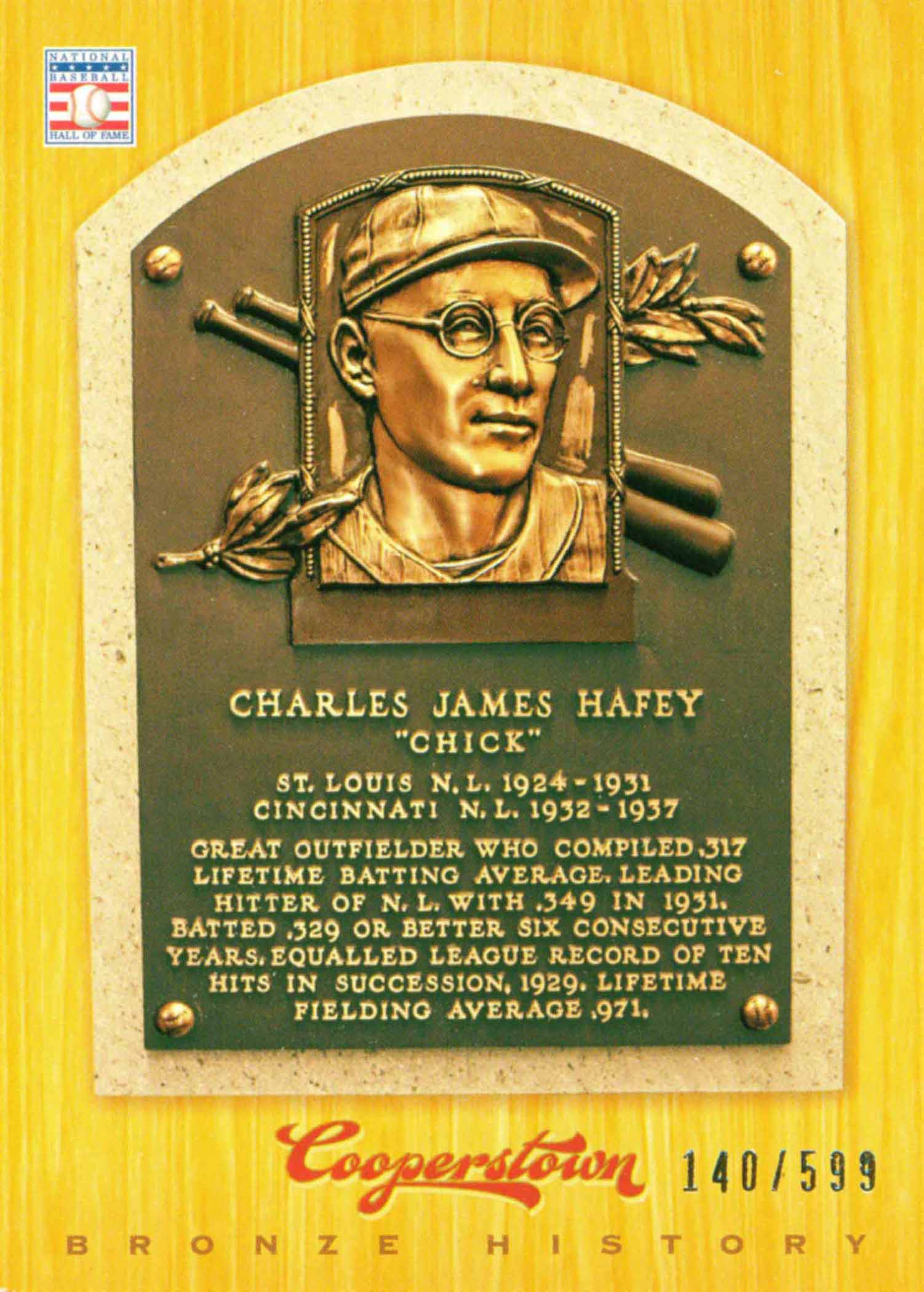 2012 Panini Cooperstown Bronze History
