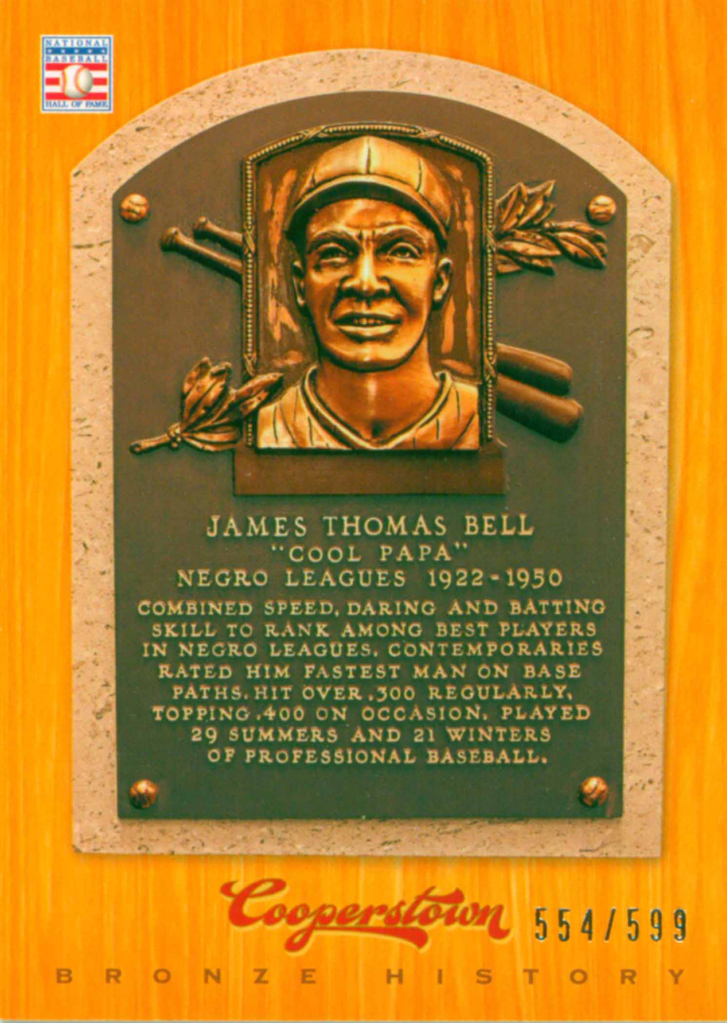 2012 Panini Cooperstown Bronze History