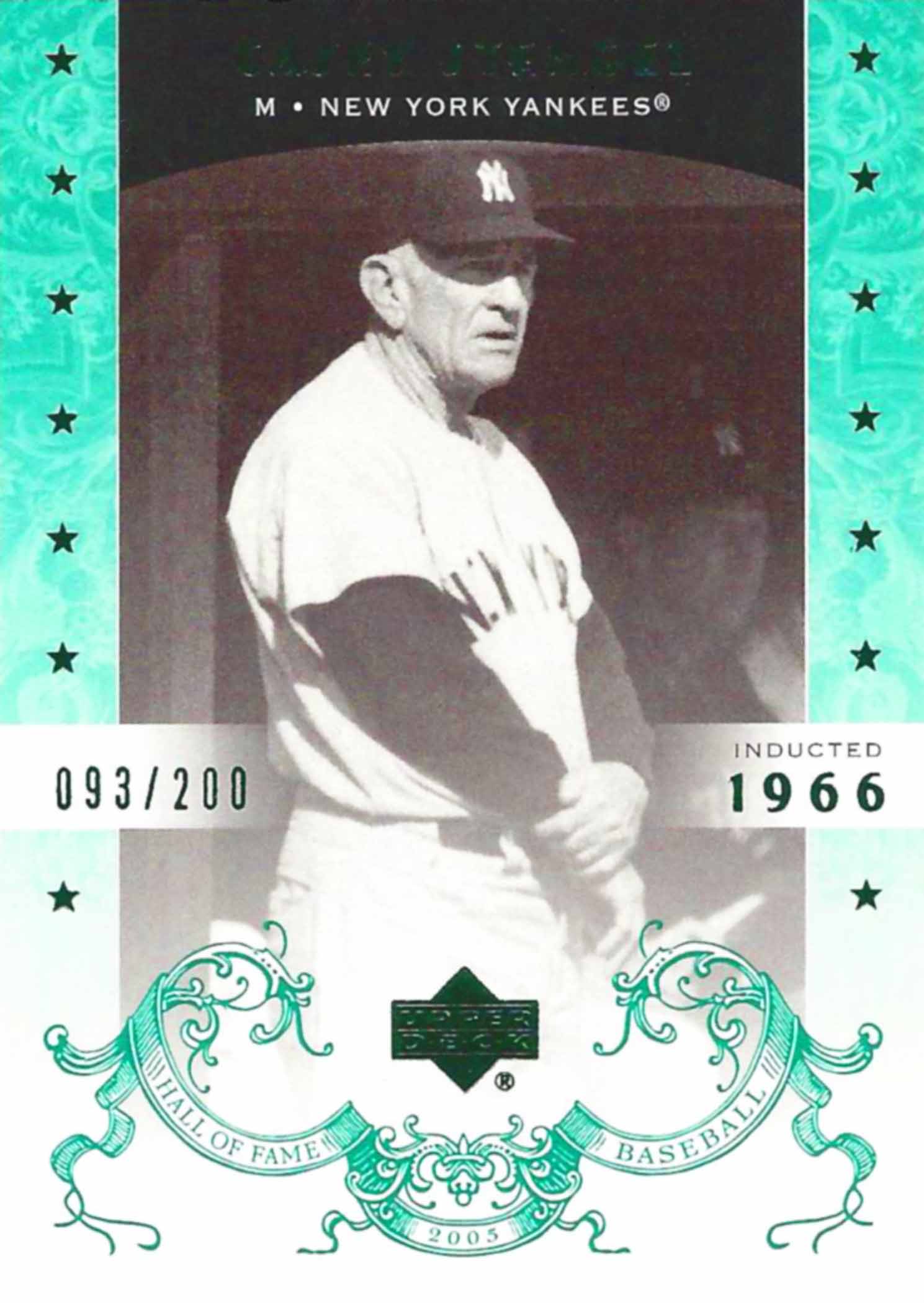 2005 Upper Deck Hall of Fame Green
