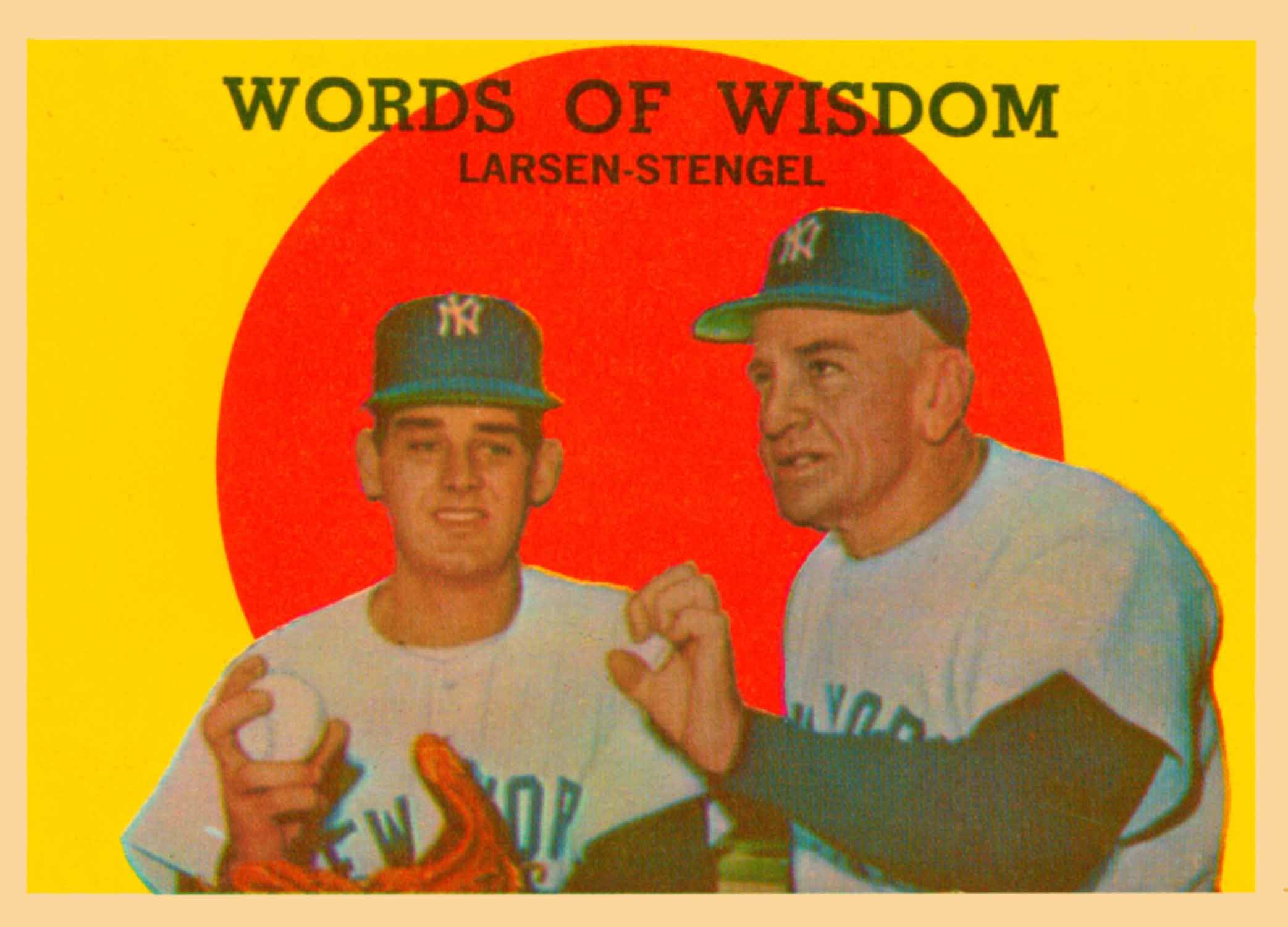 1959 Topps Words of Wisdom