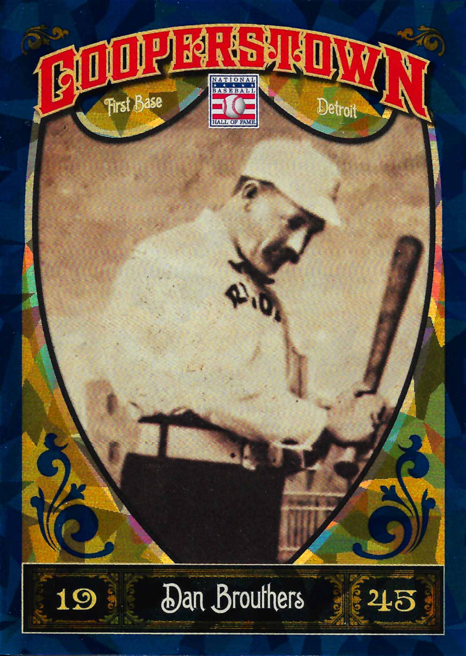 2013 Panini Cooperstown Blue Crystal
