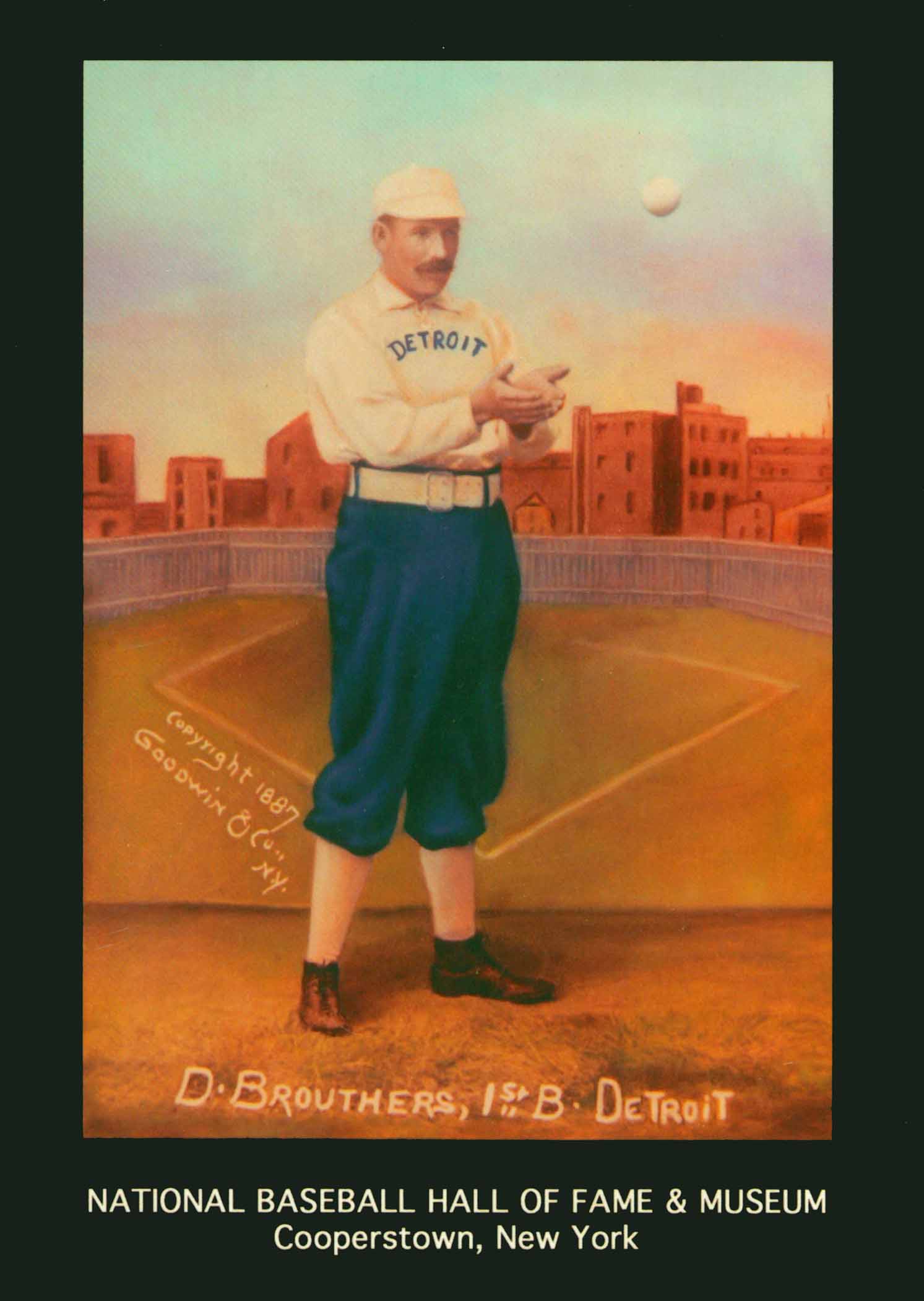 2001 Hall of Fame Postcards 19th Century Hall of Famers