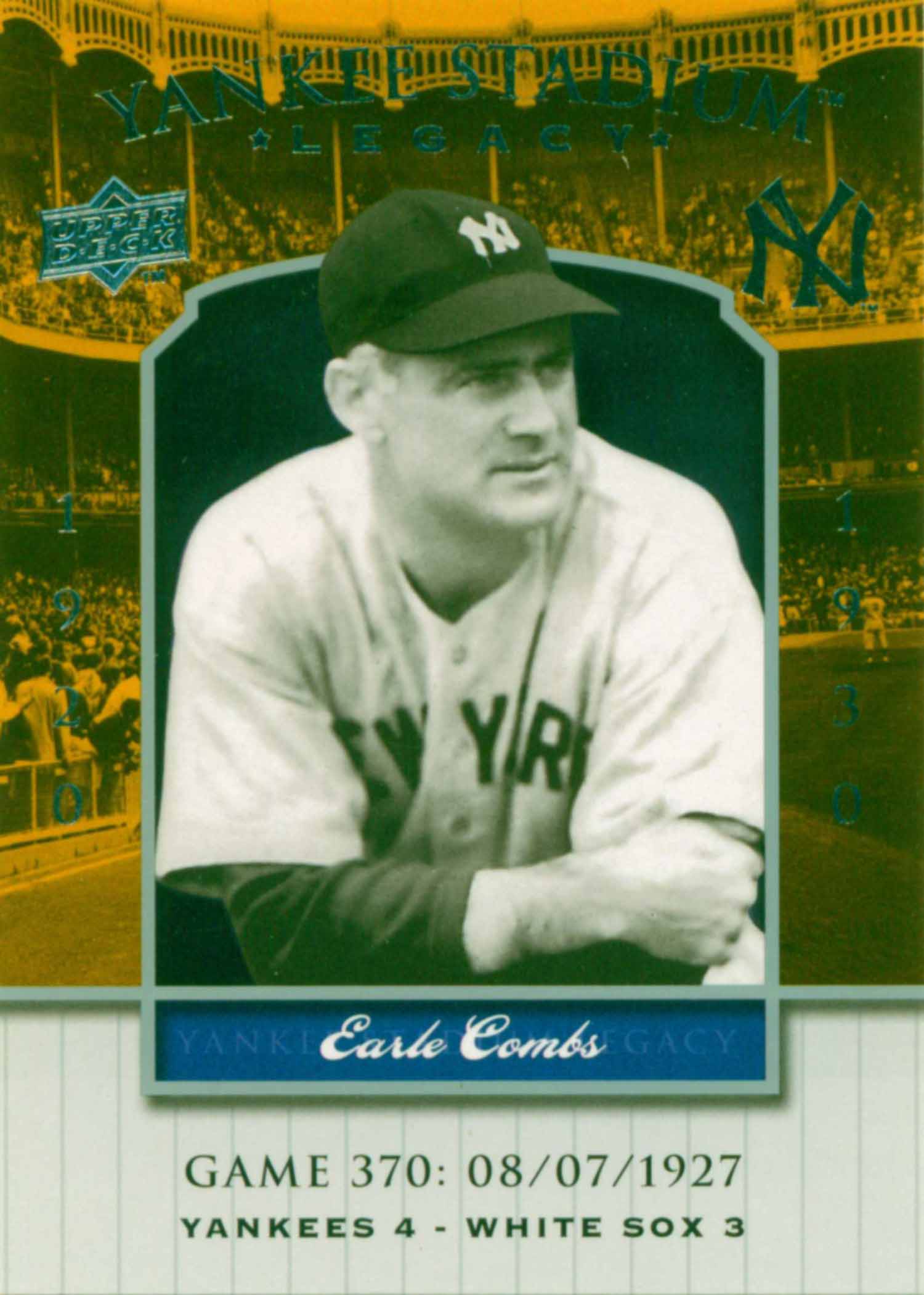 2008 Upper Deck Yankee Stadium Legacy Collection