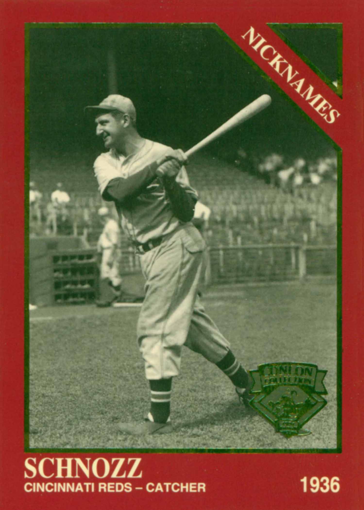1994 Conlon The Sporting News Burgundy