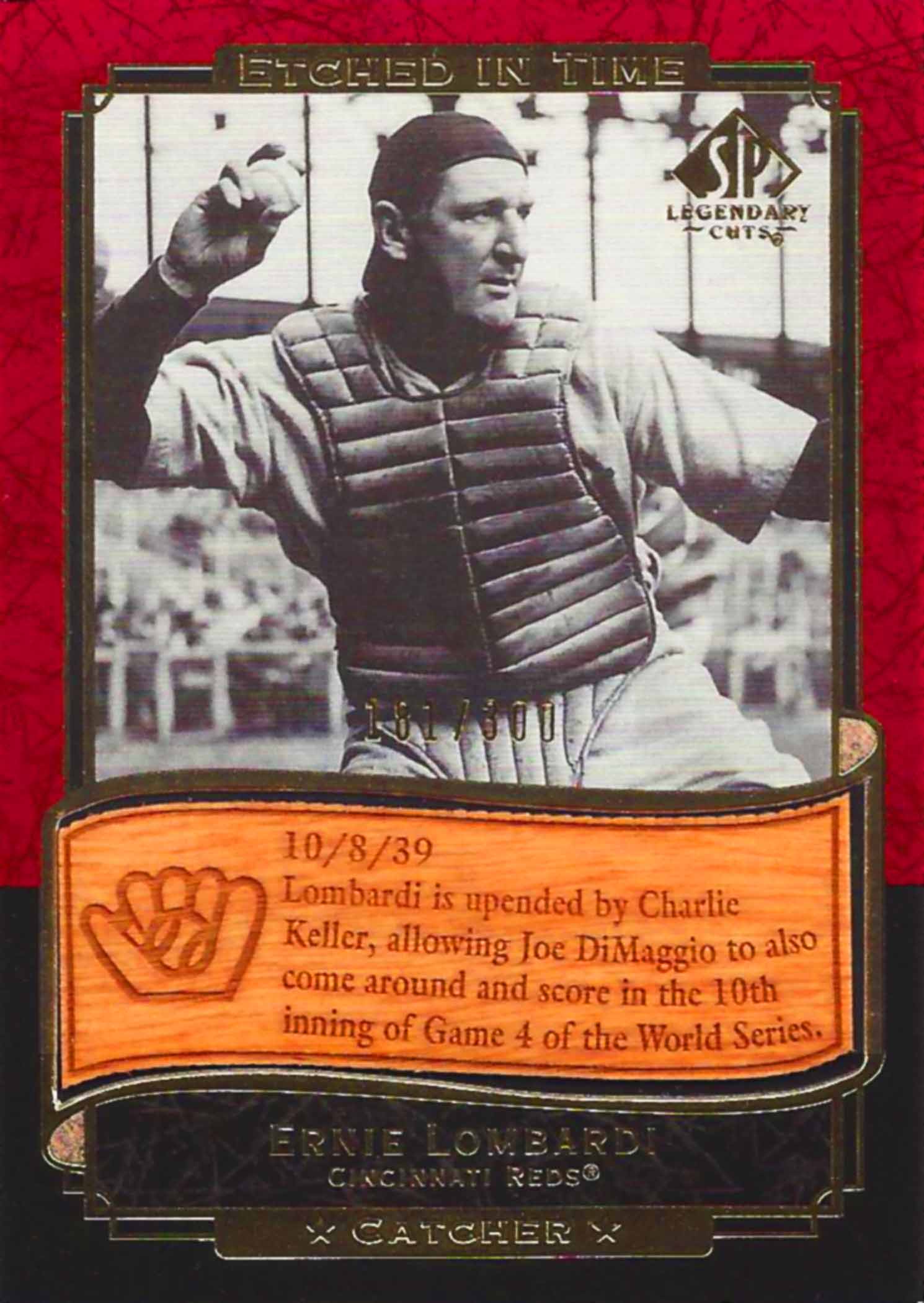 2003 SP Legendary Cuts Etched in Time 300
