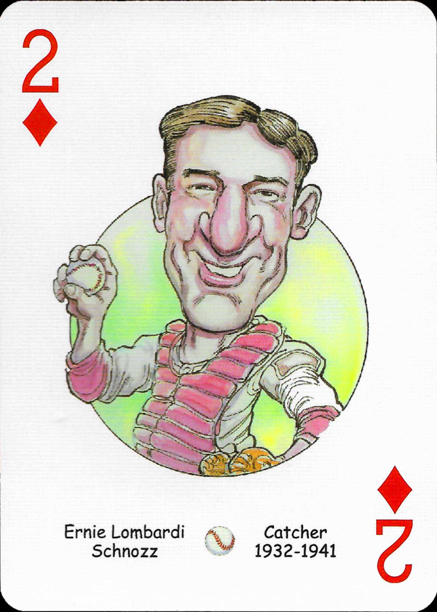 2006 Hero Decks Playing Cards Cincinnati Baseball Heroes