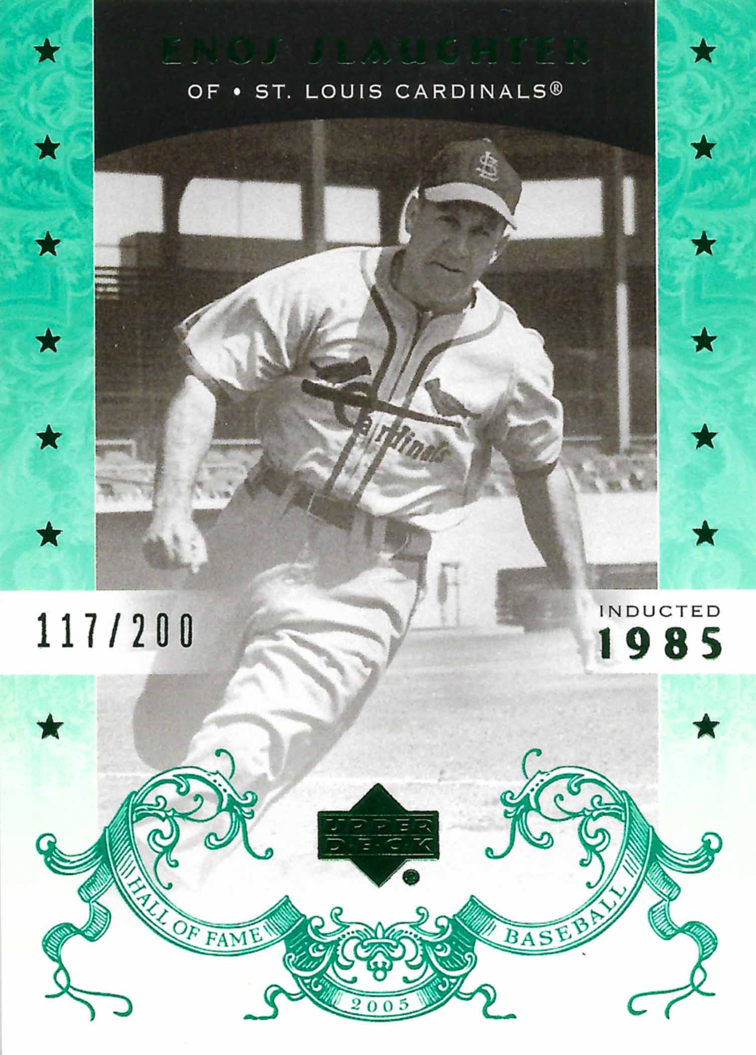2005 Upper Deck Hall of Fame Green