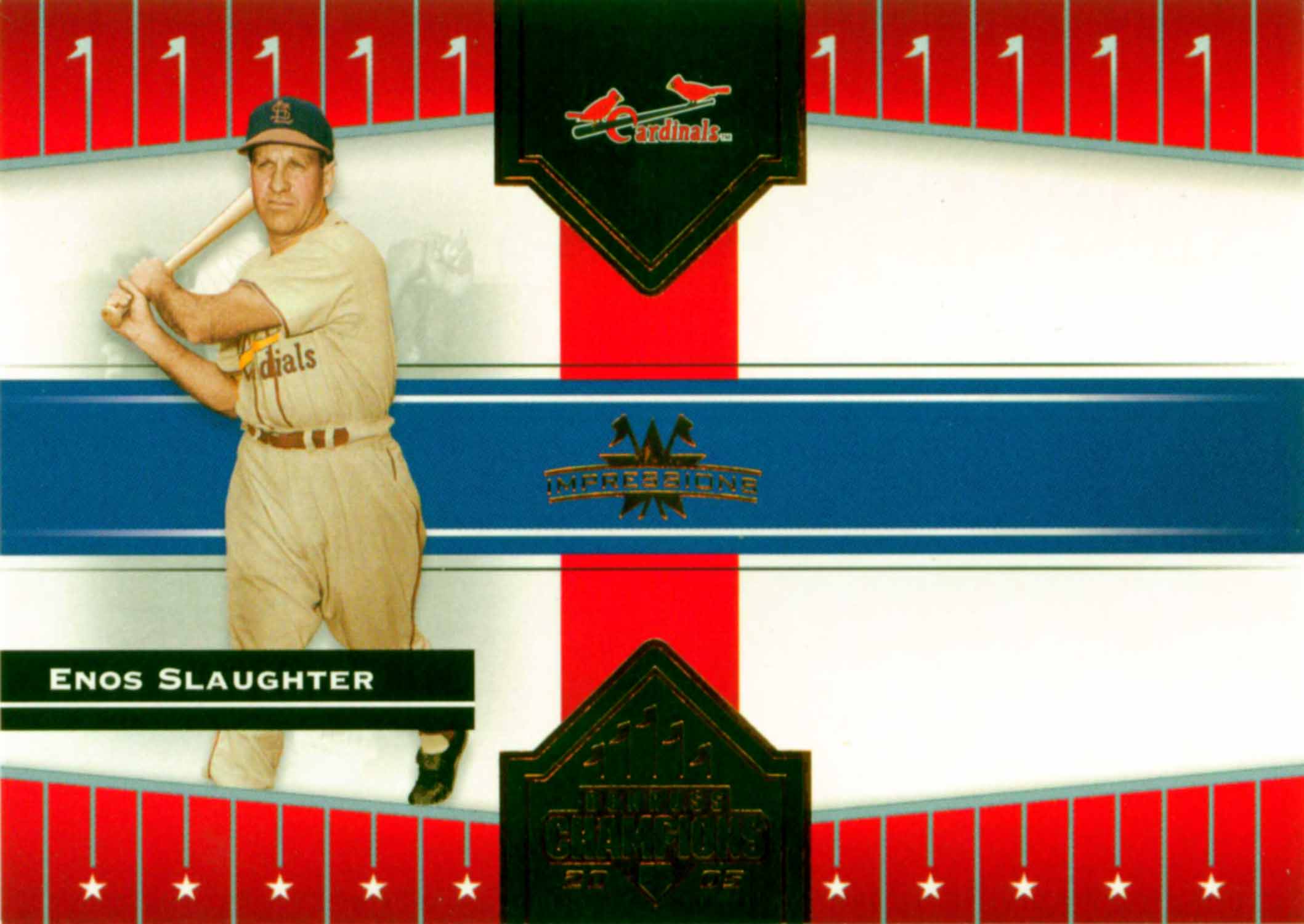 2005 Donruss Champions Impressions Orange