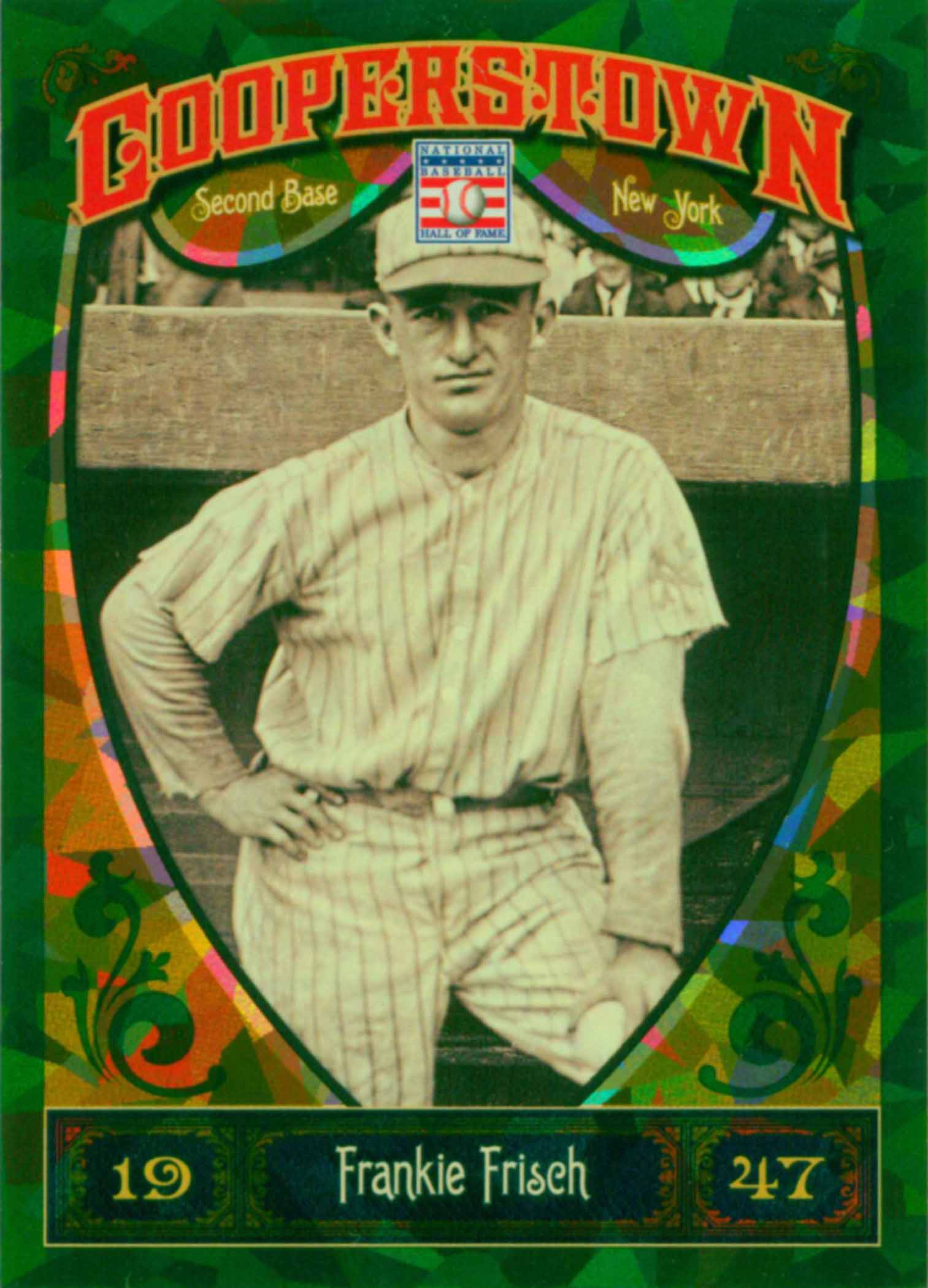 2013 Panini Cooperstown Green Crystal