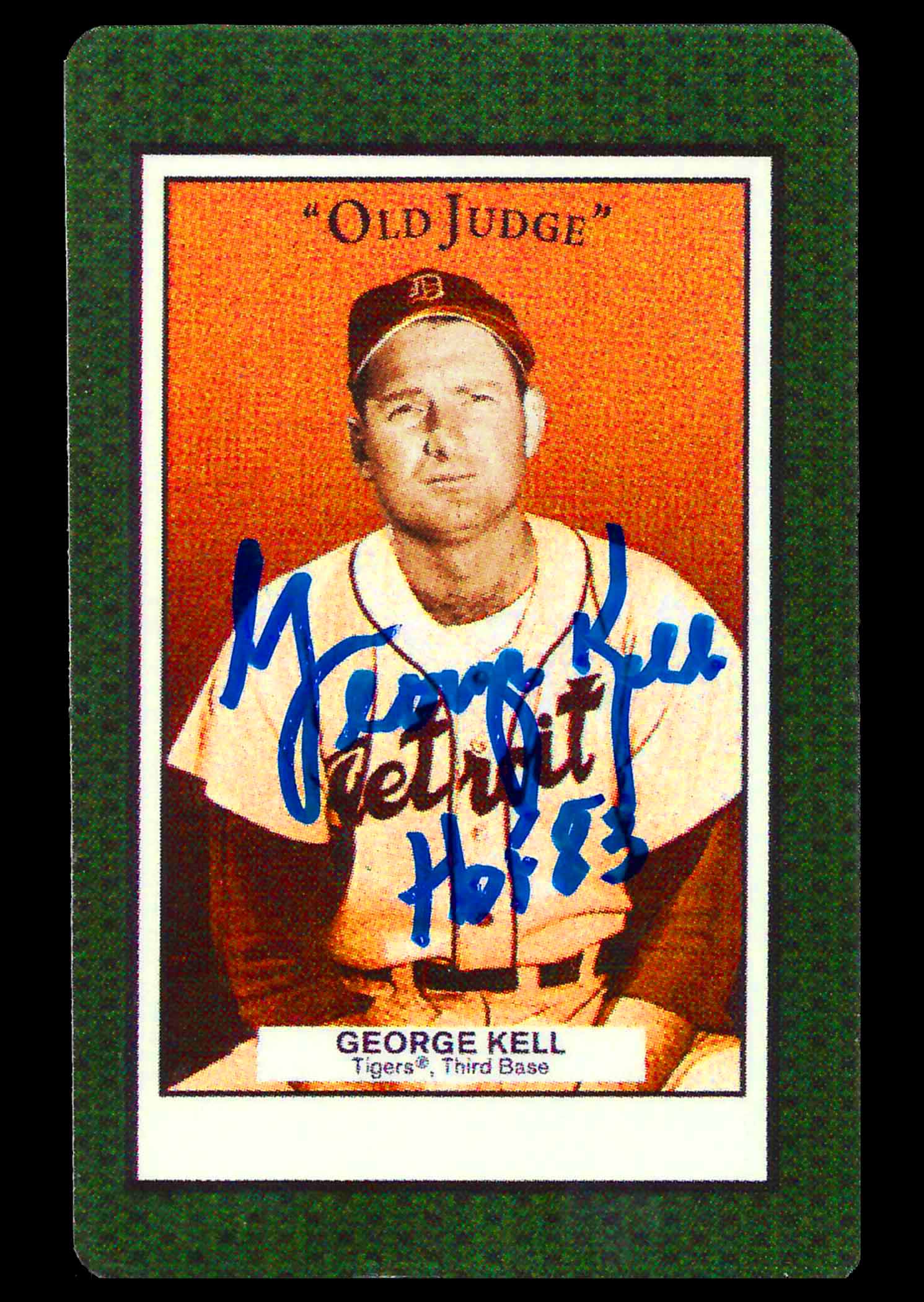 2007 George Kell Pocket Calendar Autographed