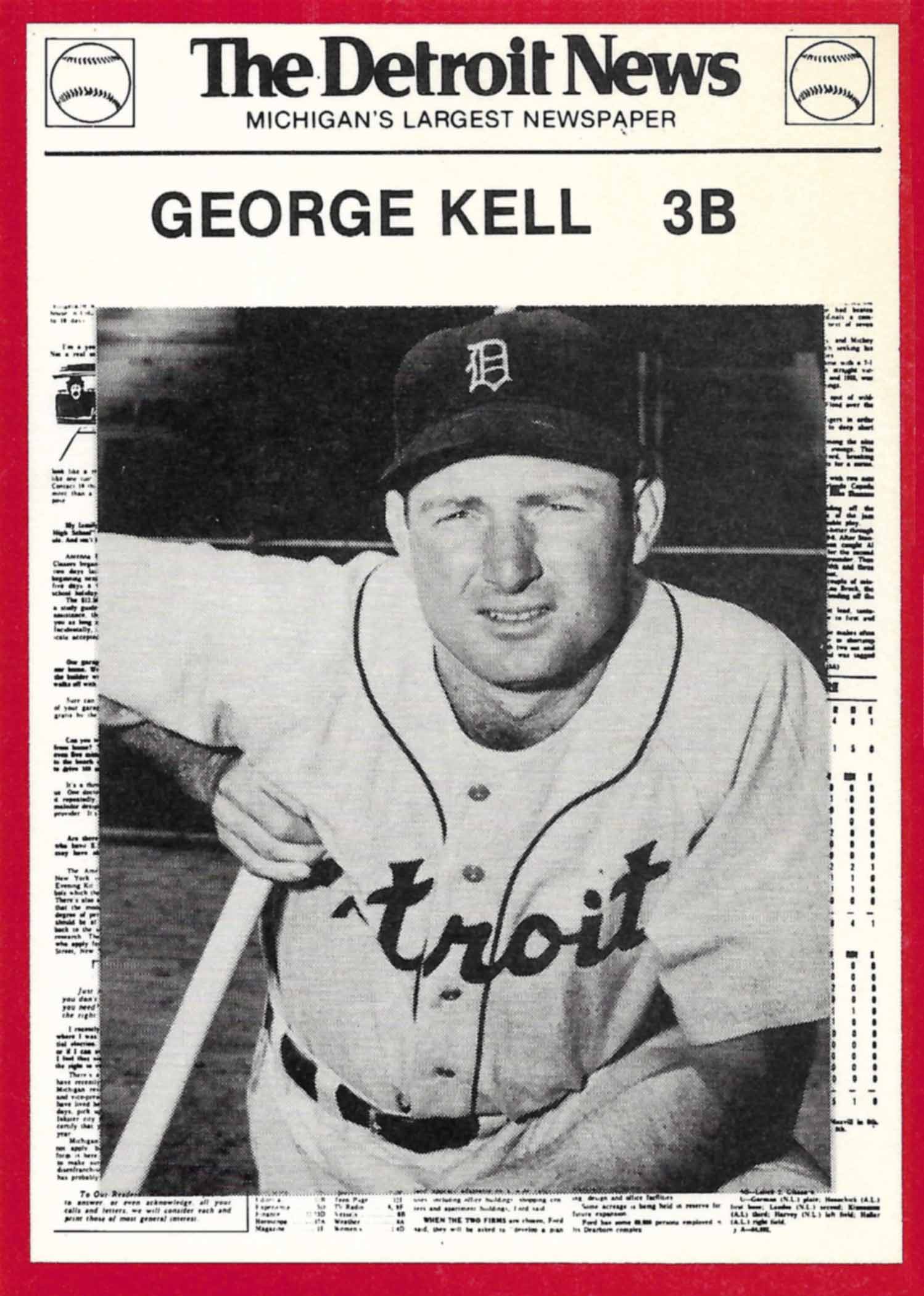 1981 Tigers Detroit News