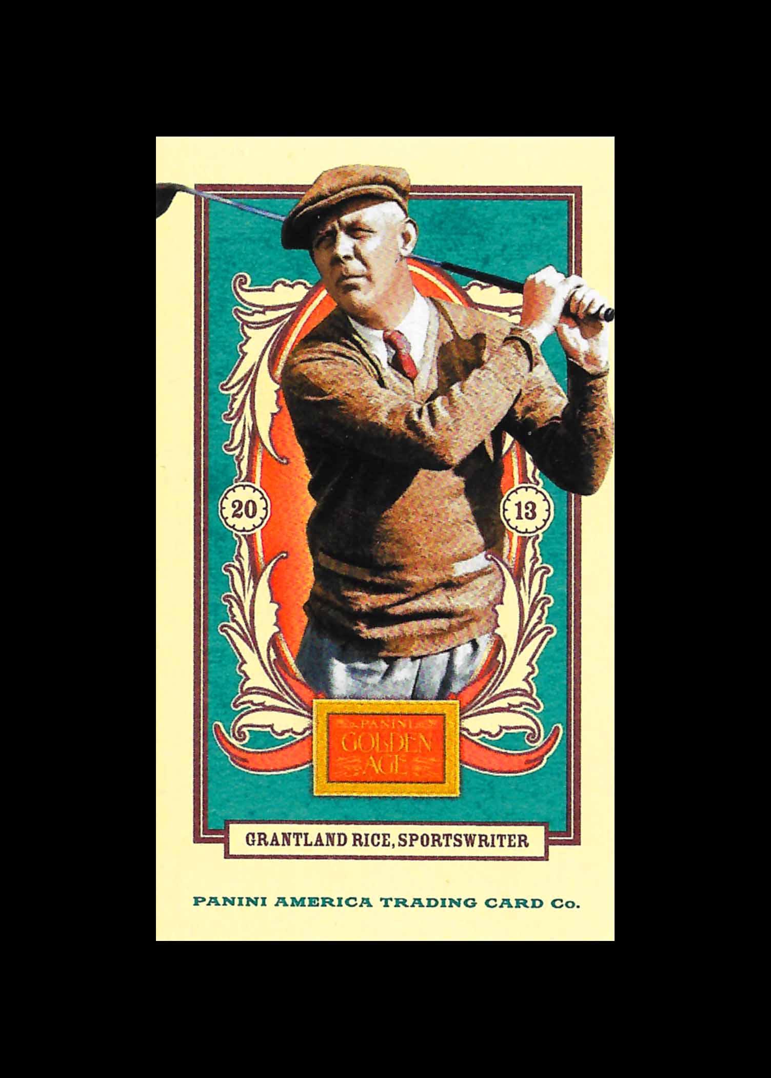 2013 Panini Golden Age Mini Carolina Brights Green Back