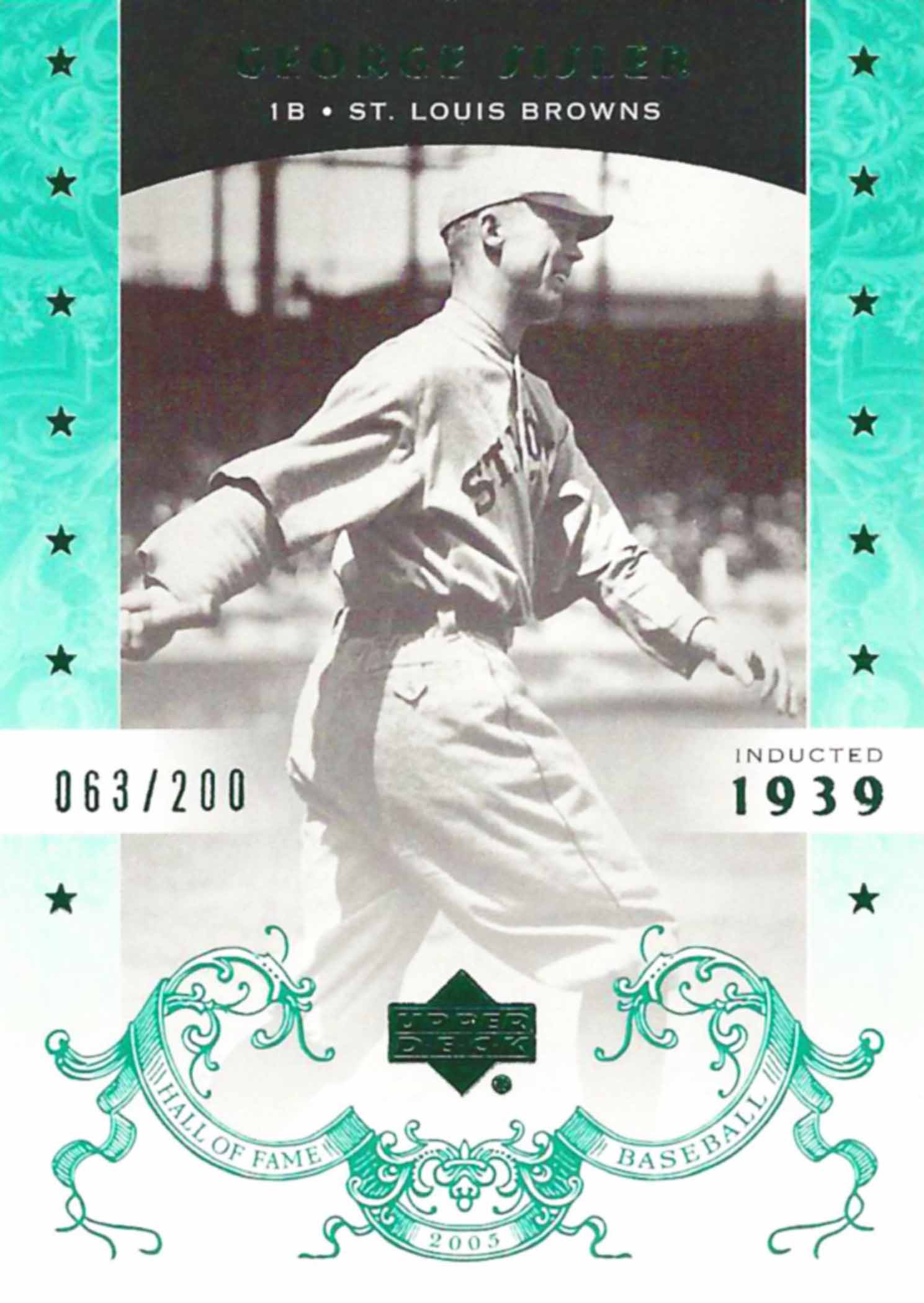 2005 Upper Deck Hall of Fame Green