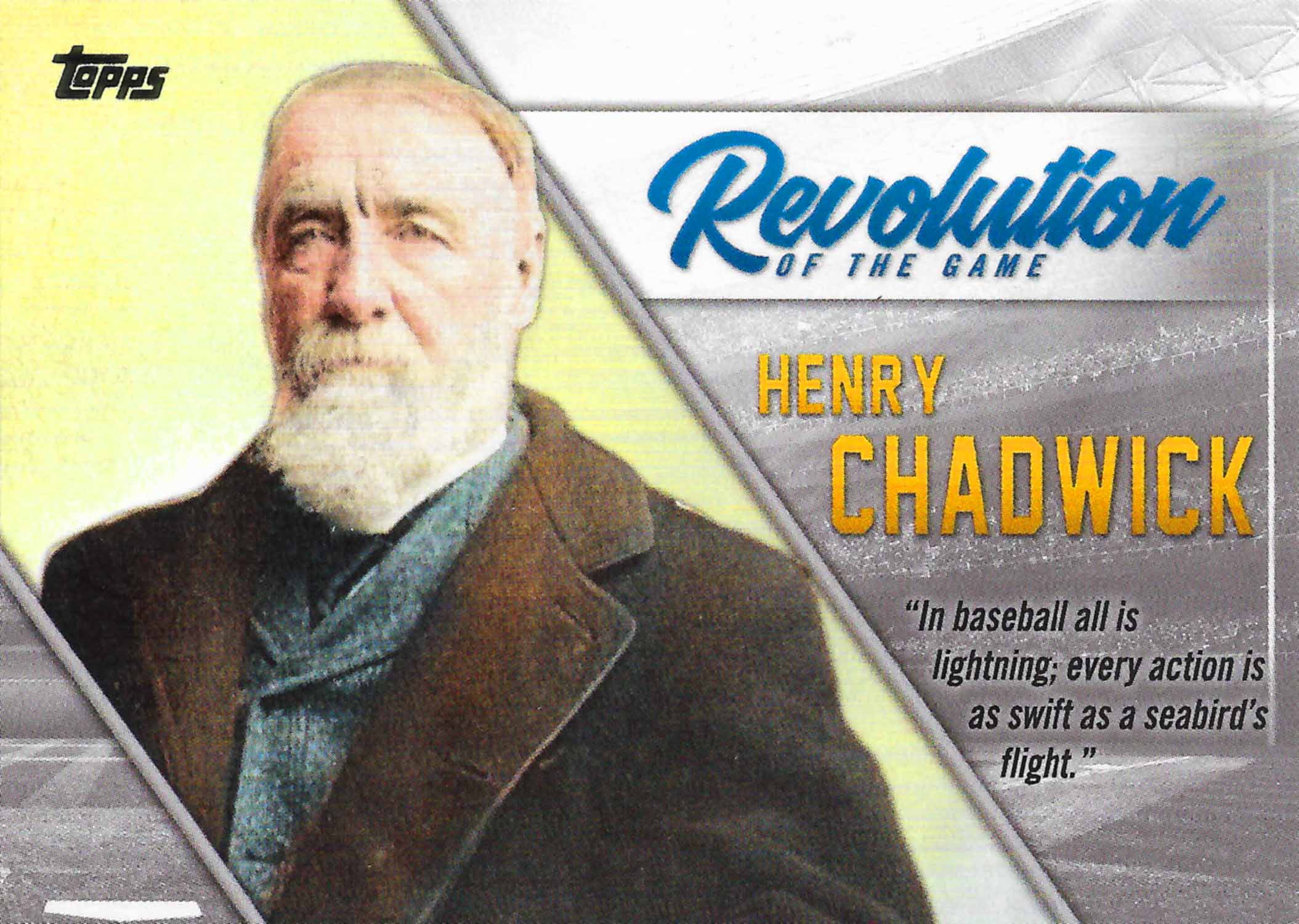 2019 Topps Revolution of the Game