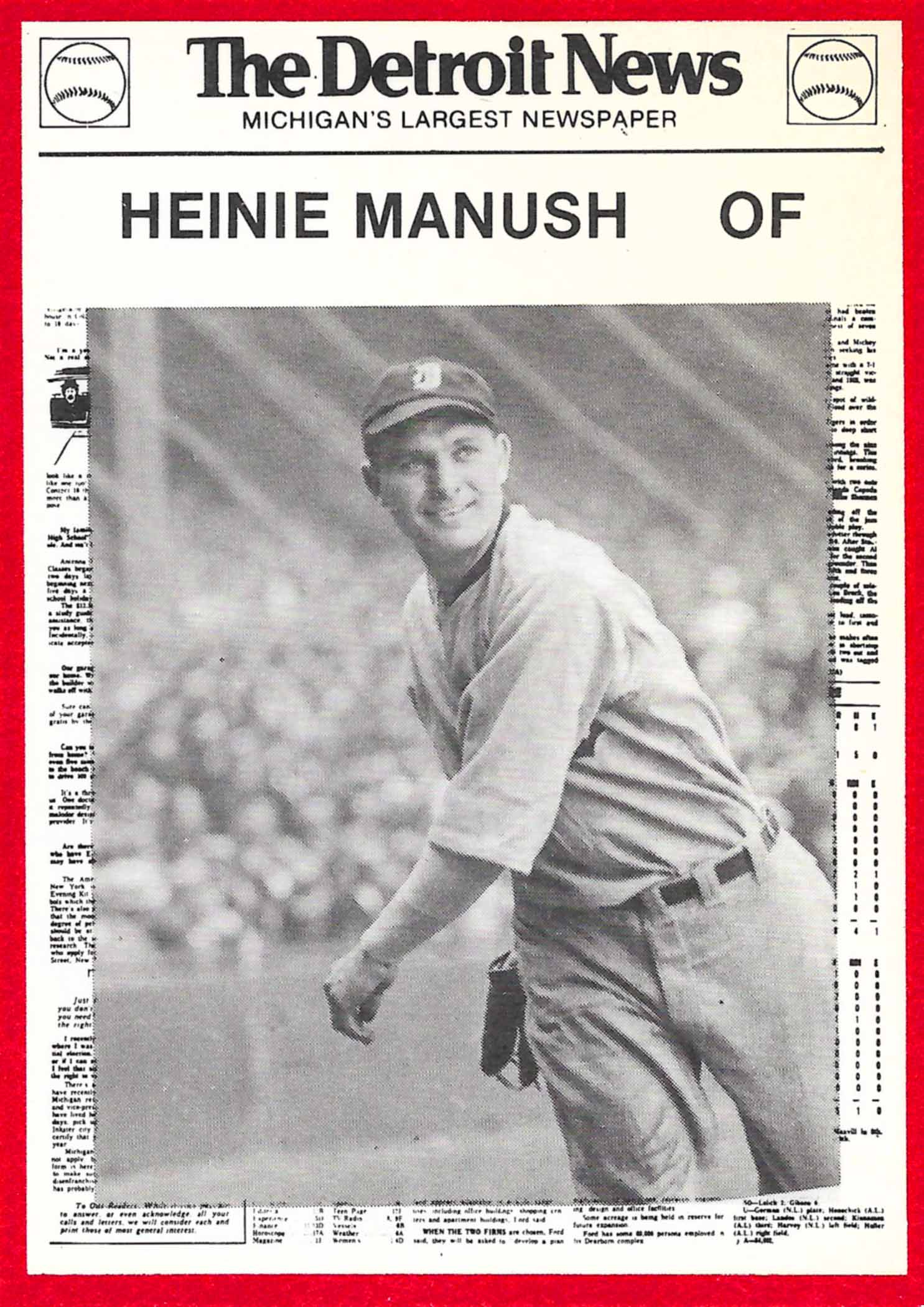 1981 Tigers Detroit News