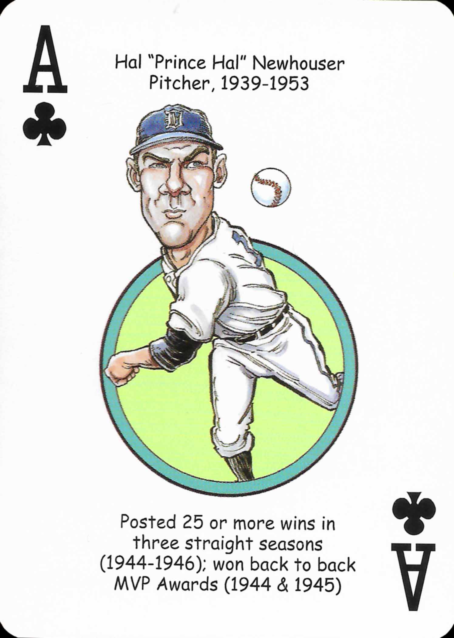 2006 Hero Decks Playing Cards Detroit Baseball Heroes