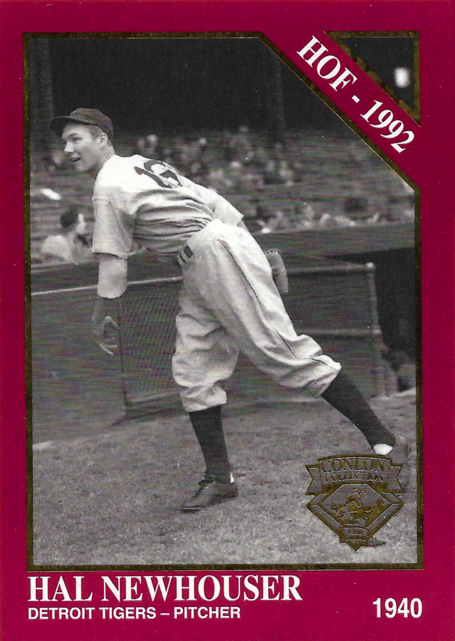 1994 Conlon The Sporting News Burgundy