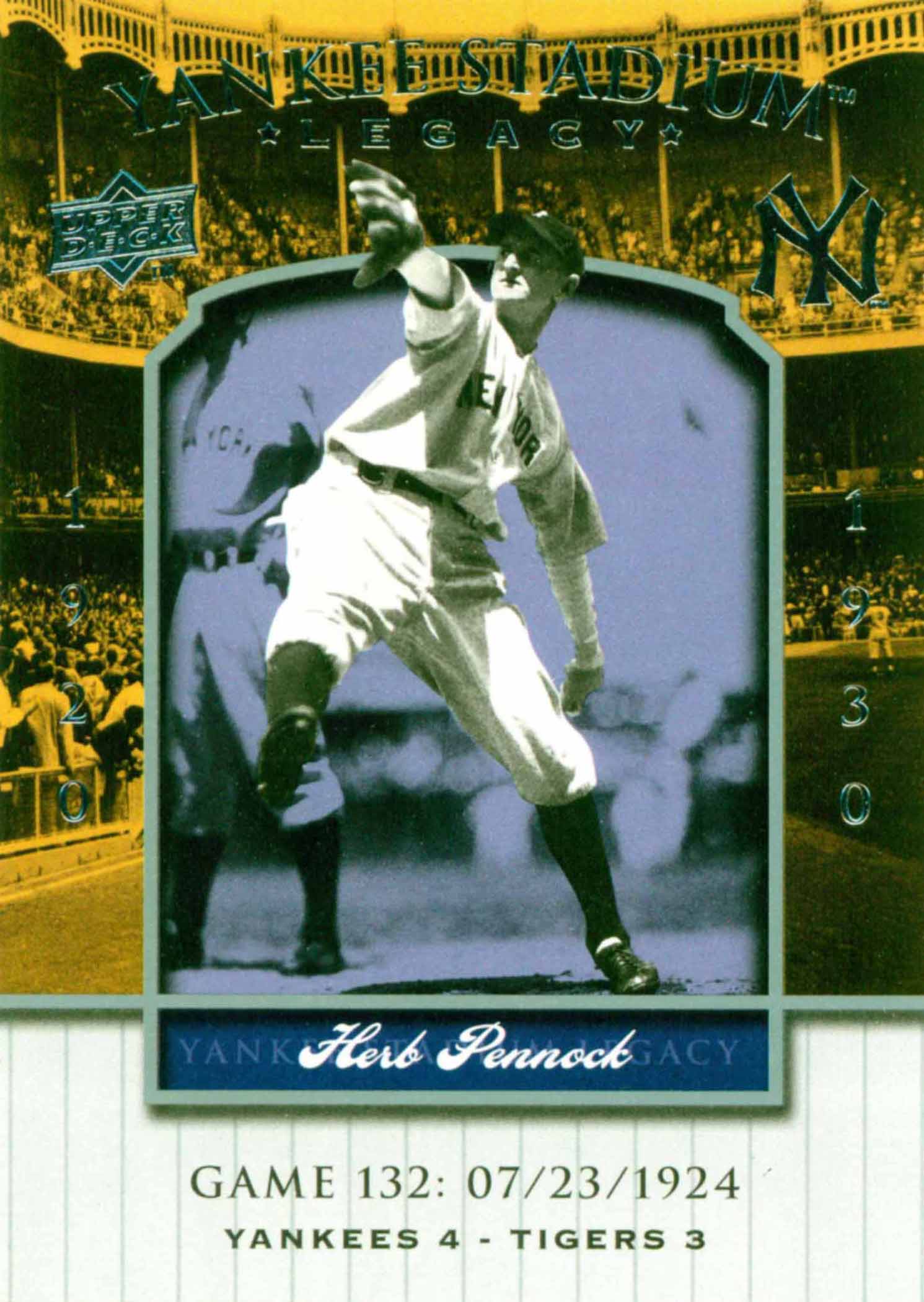 2008 Upper Deck Yankee Stadium Legacy Collection
