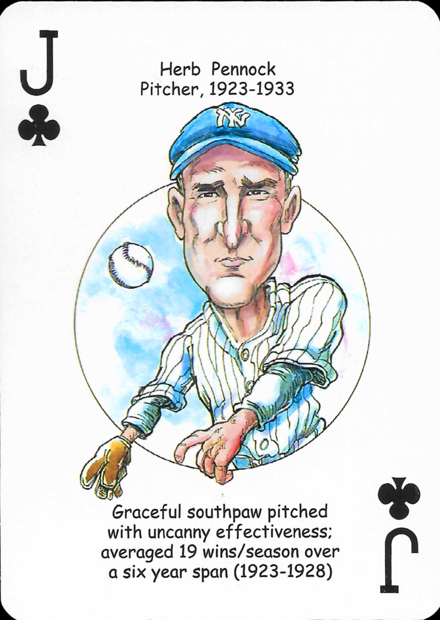 2012 Hero Decks Playing Cards New York Baseball Heroes